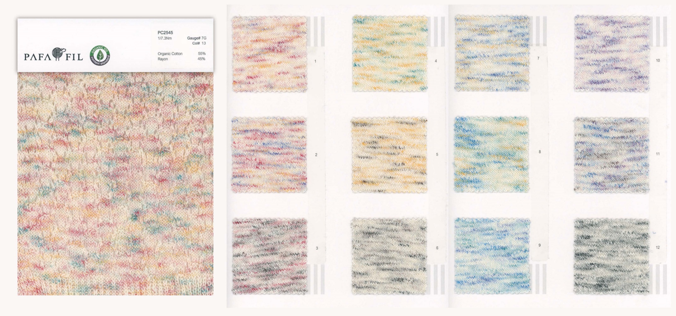 PC2545 Color card