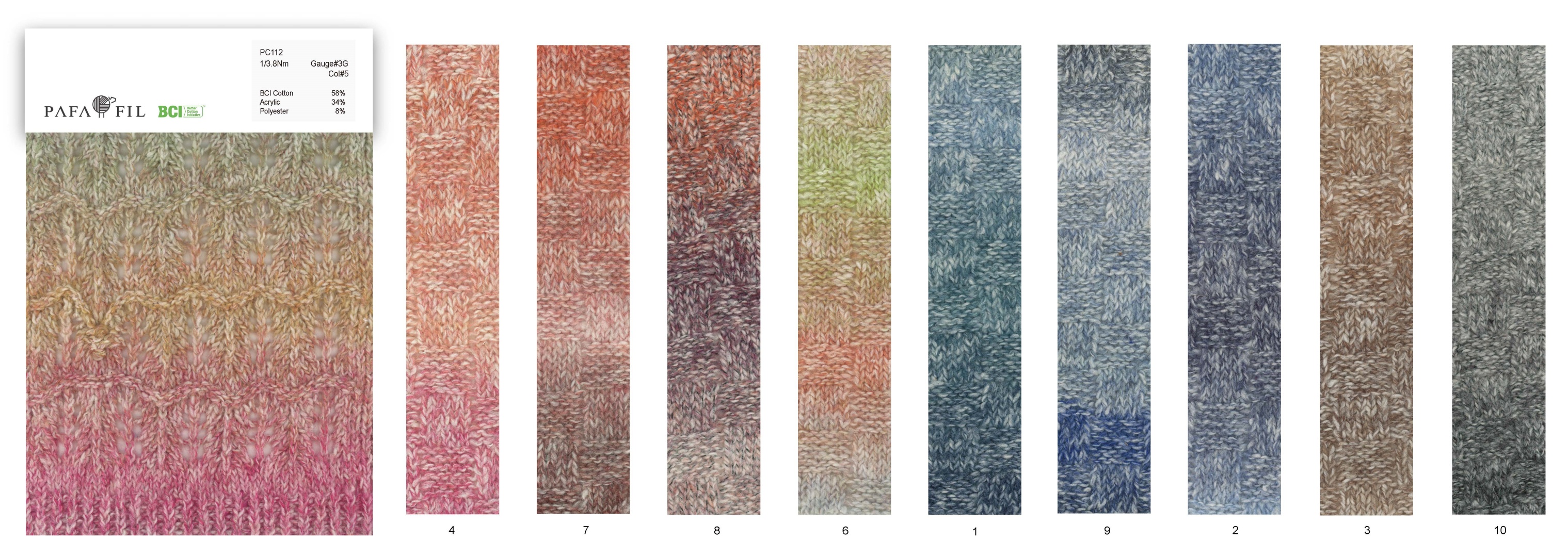 PC112 Color card