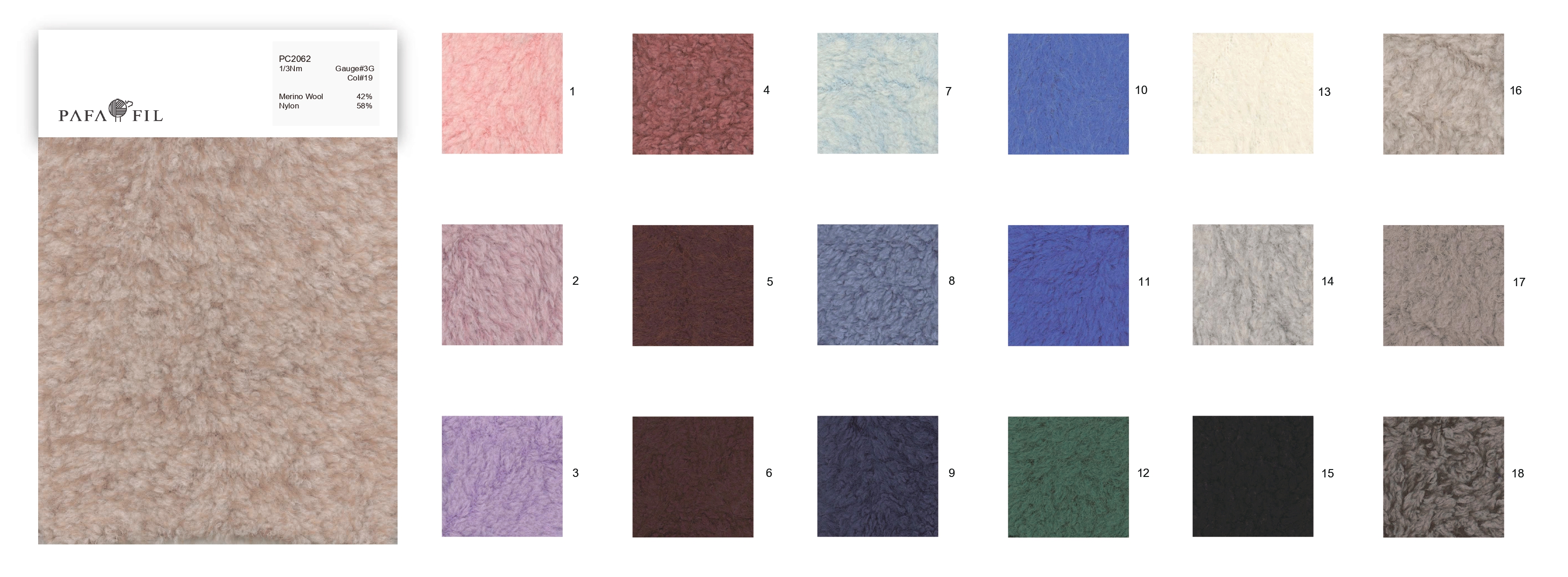 PC2062 Color card