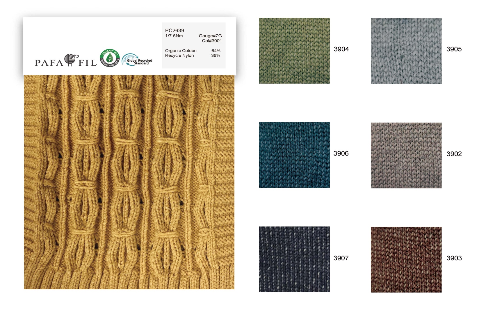 PC2639 Color card