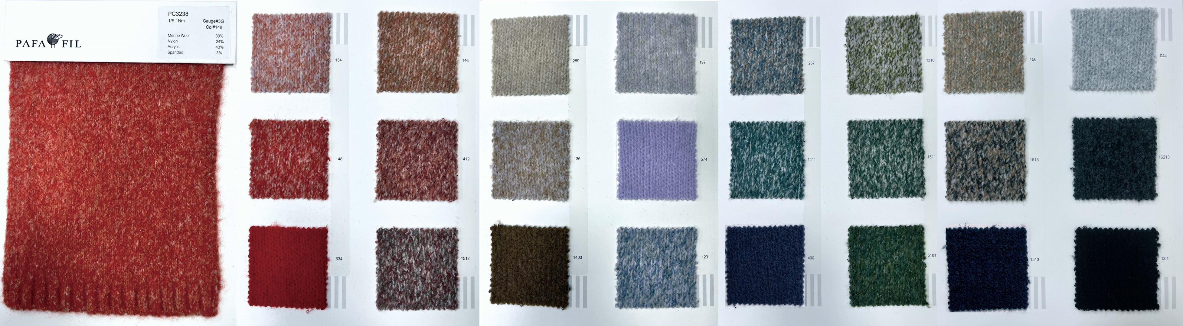 PC3238 Color card