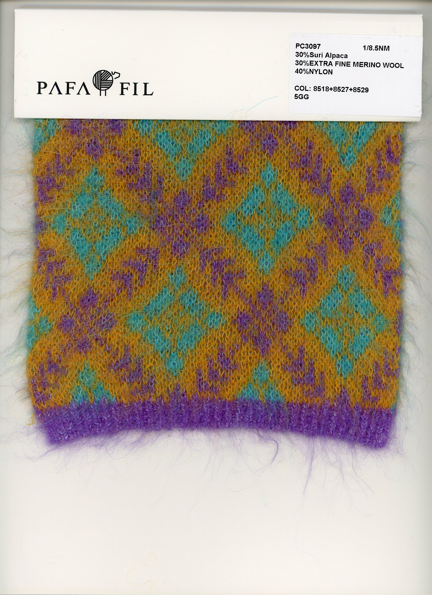 PC3097 Color card
