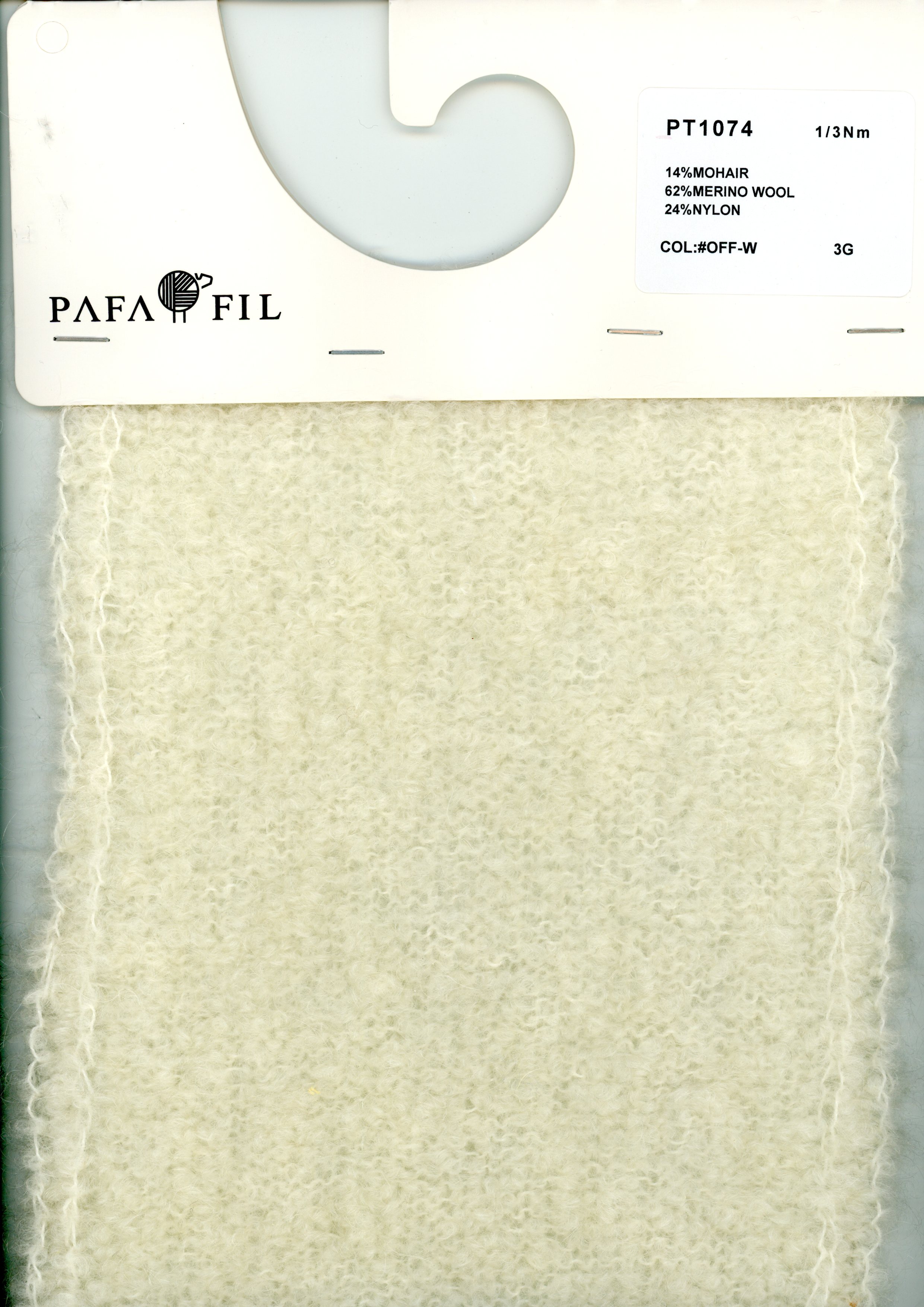 PT1074 Color card