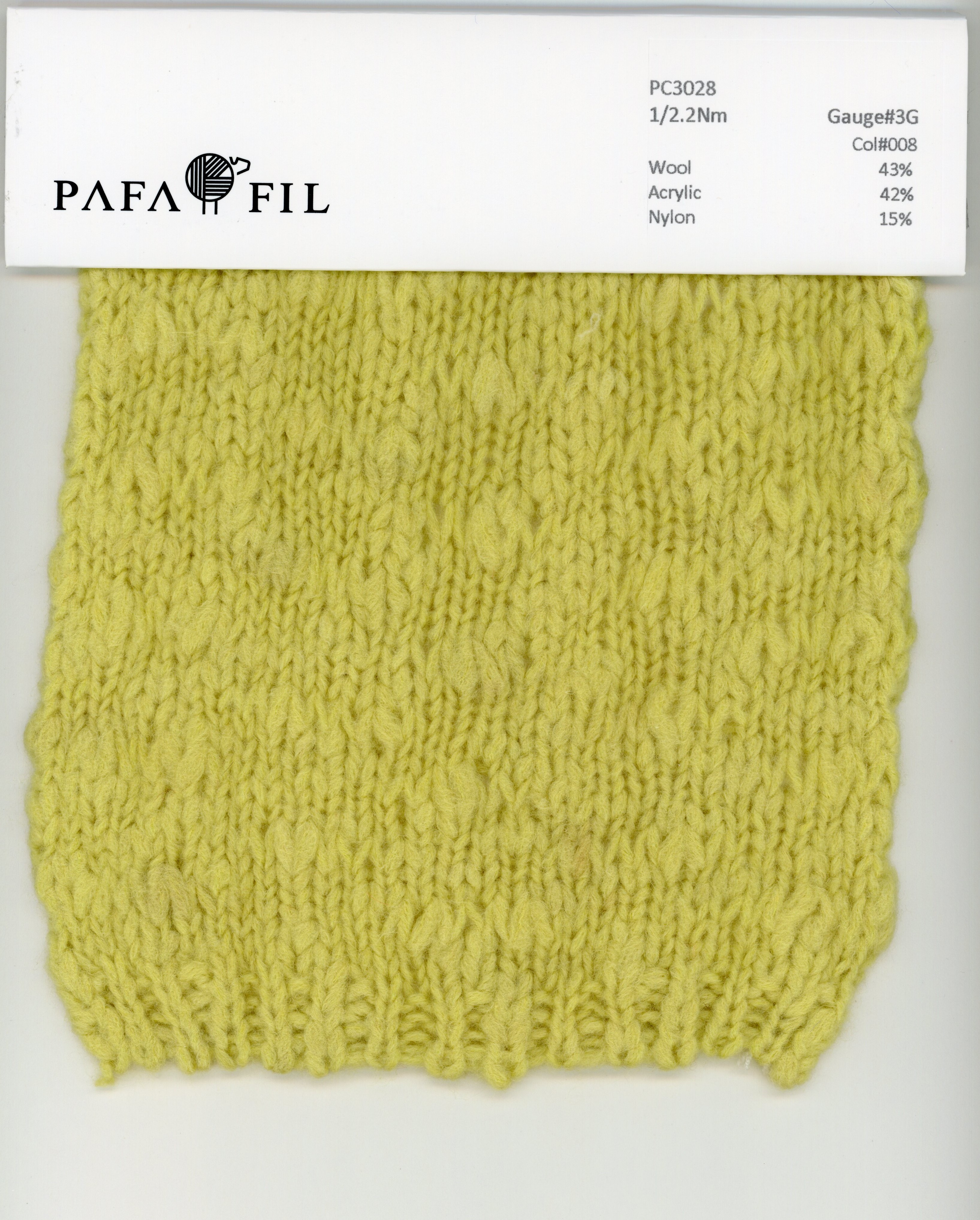PC3028 Color card