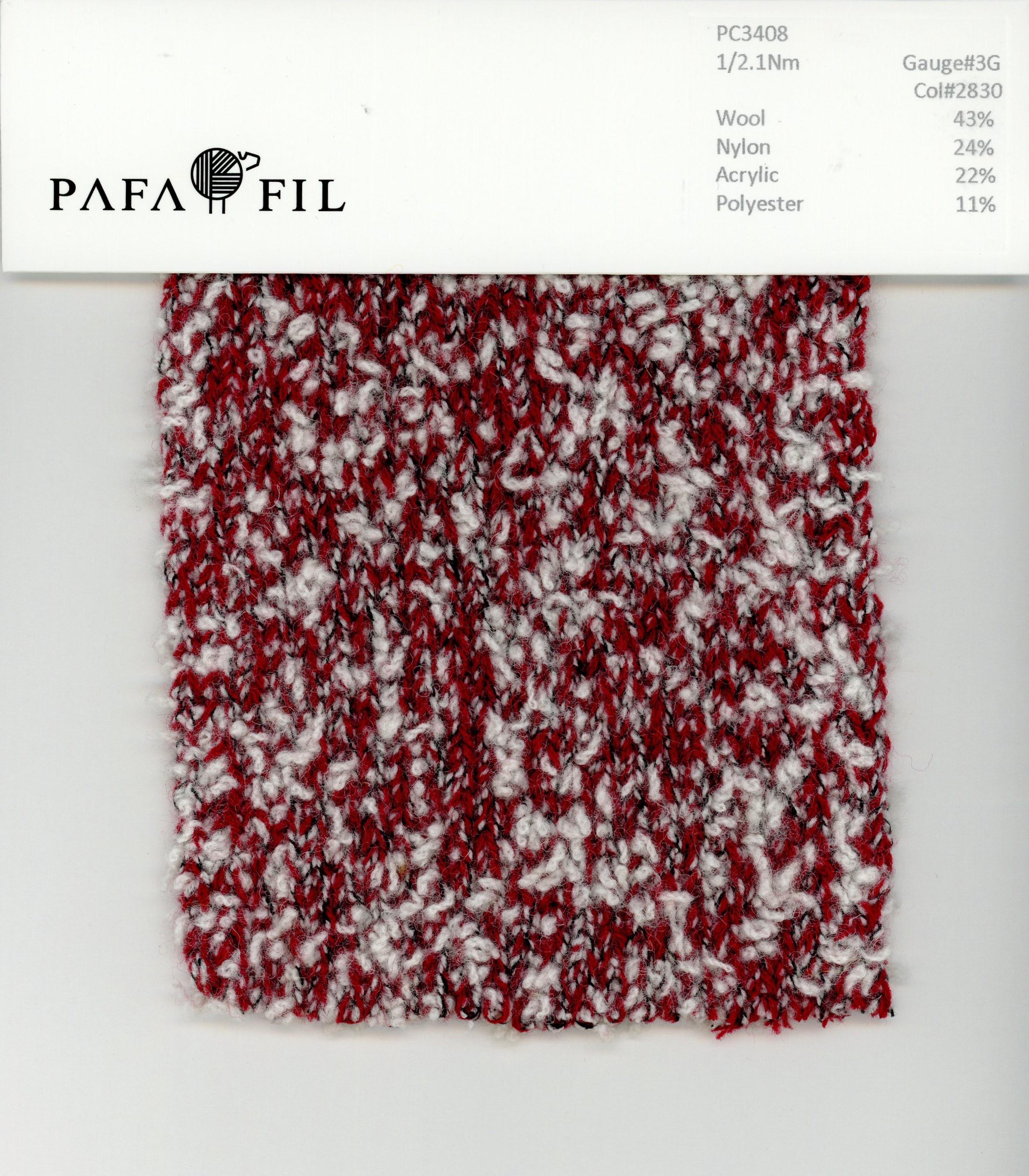 PC3408 Color card