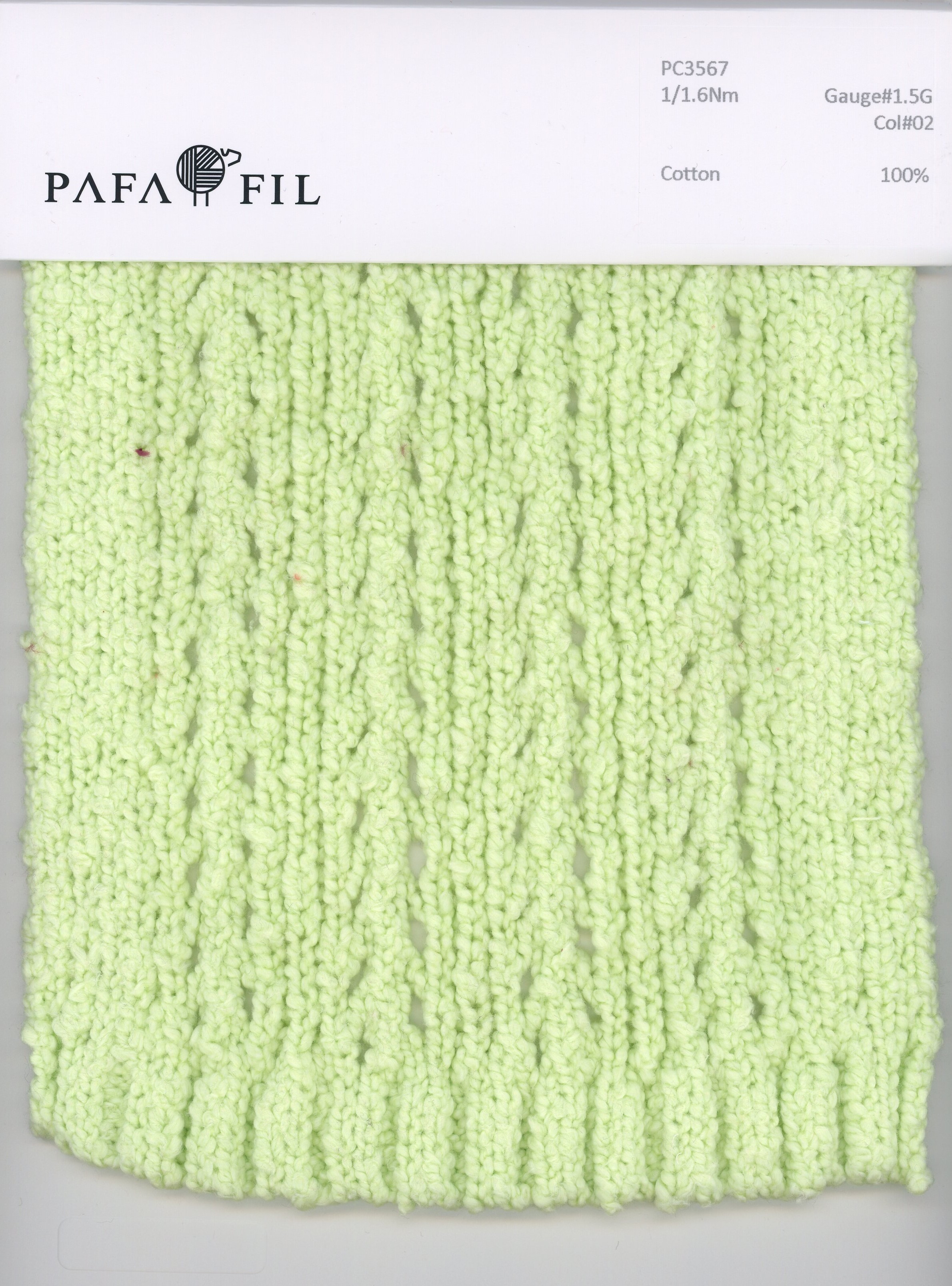 PC3567 Color card