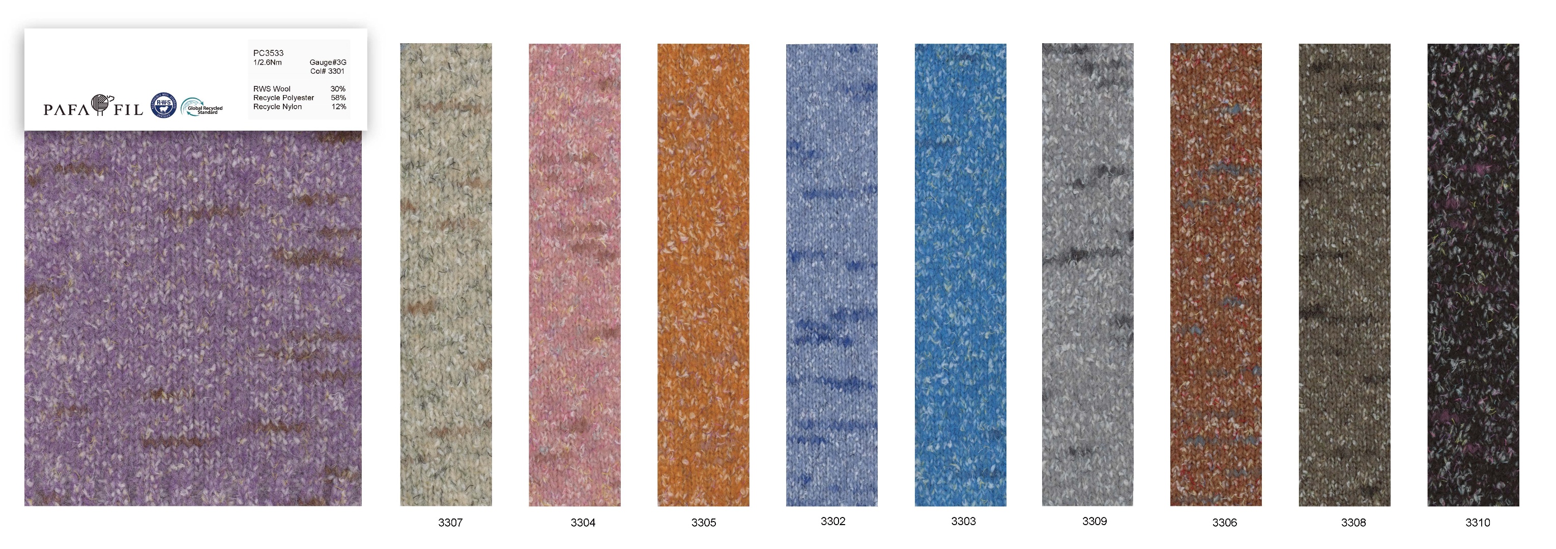 PC3533 Color card