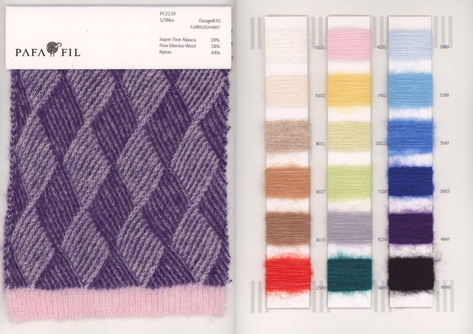 PC2239 Color card