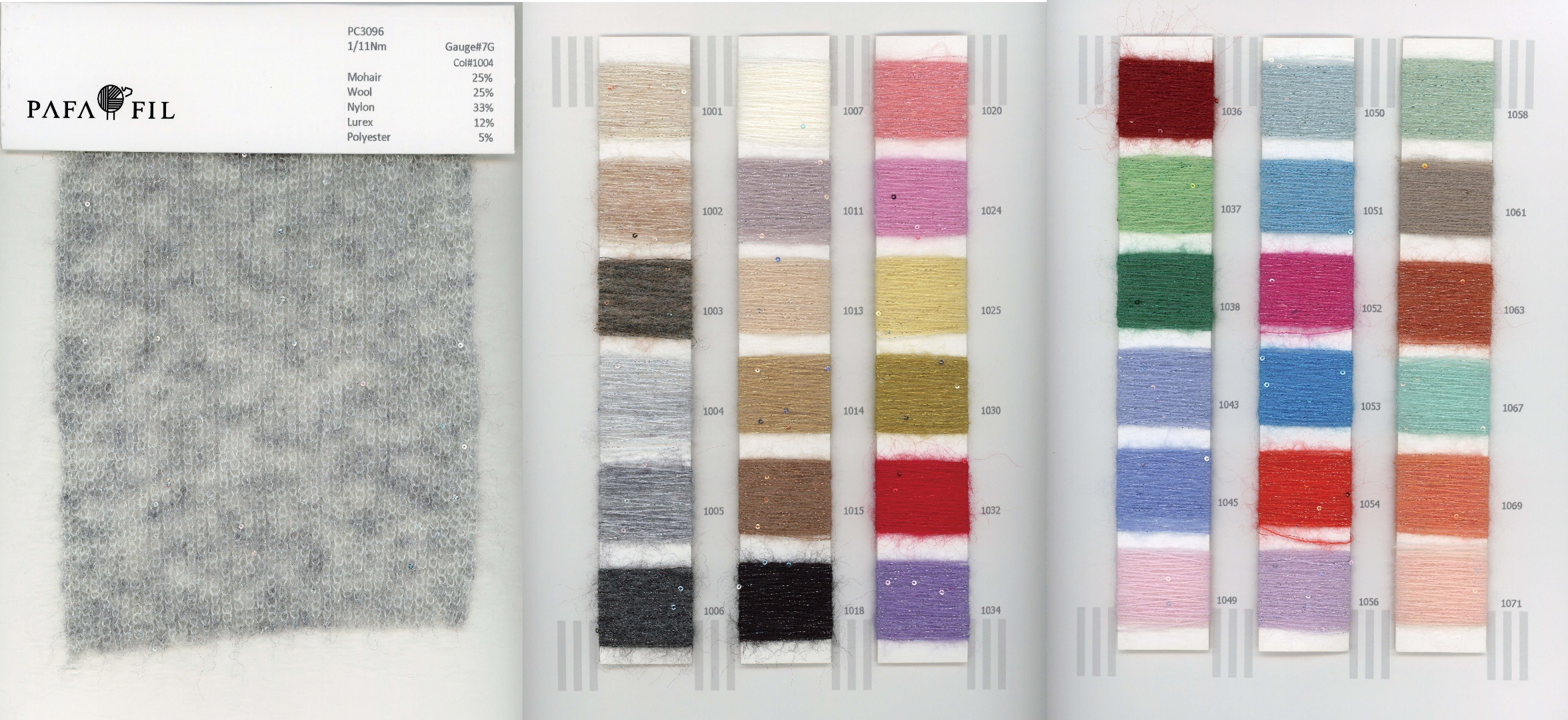 PC3096 Color card
