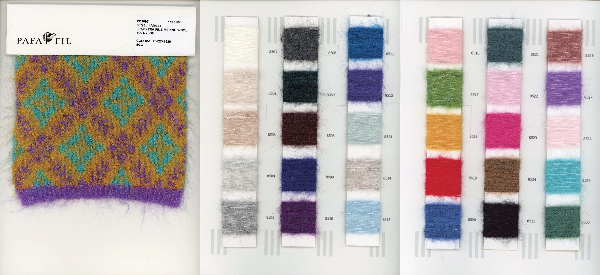 PC3097 Color card