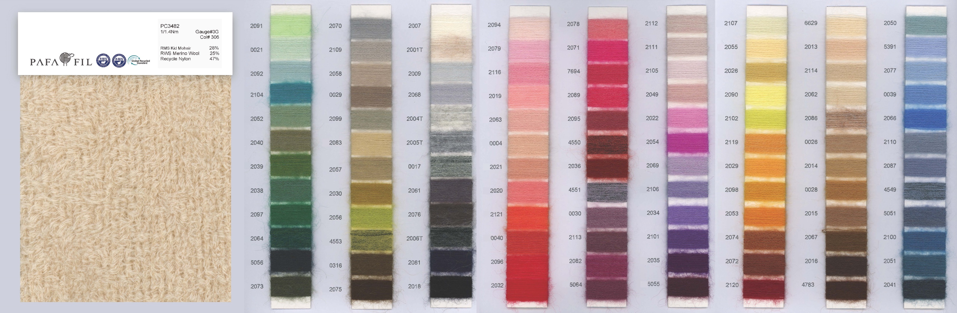 PC3482 Color card
