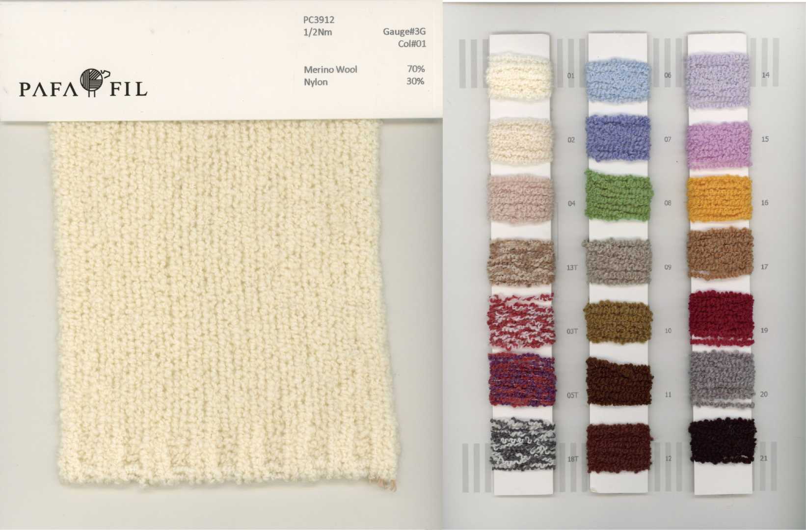 PC3912 Color card