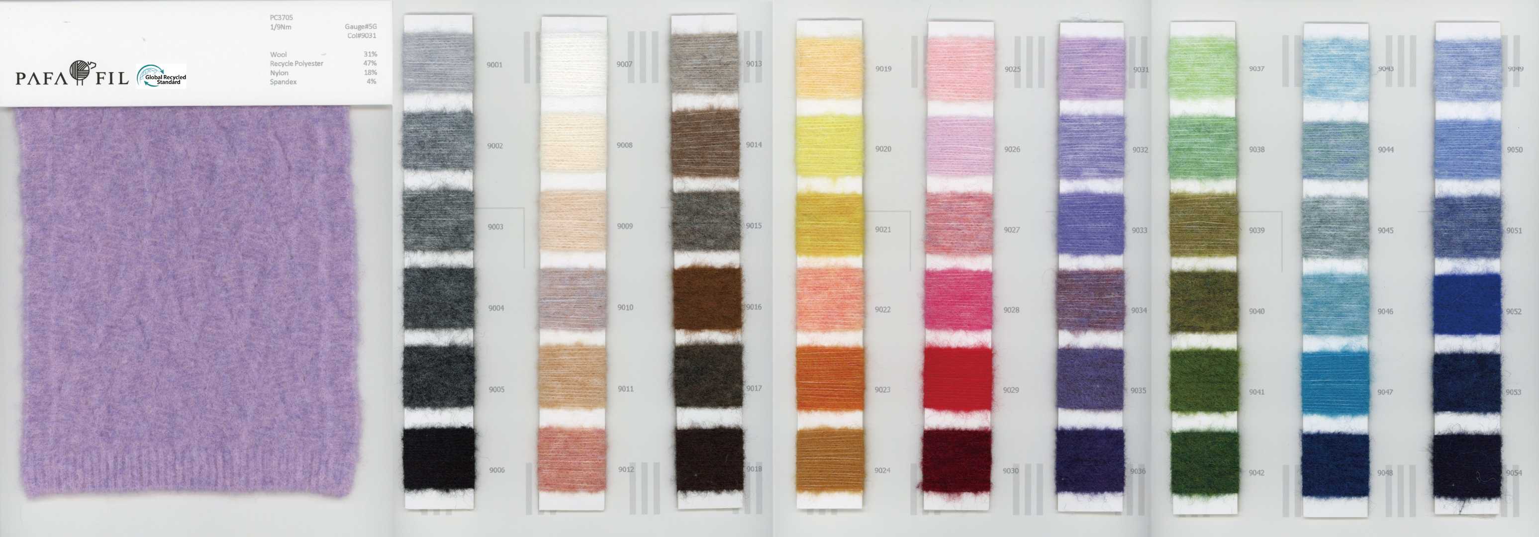 PC3705 Color card