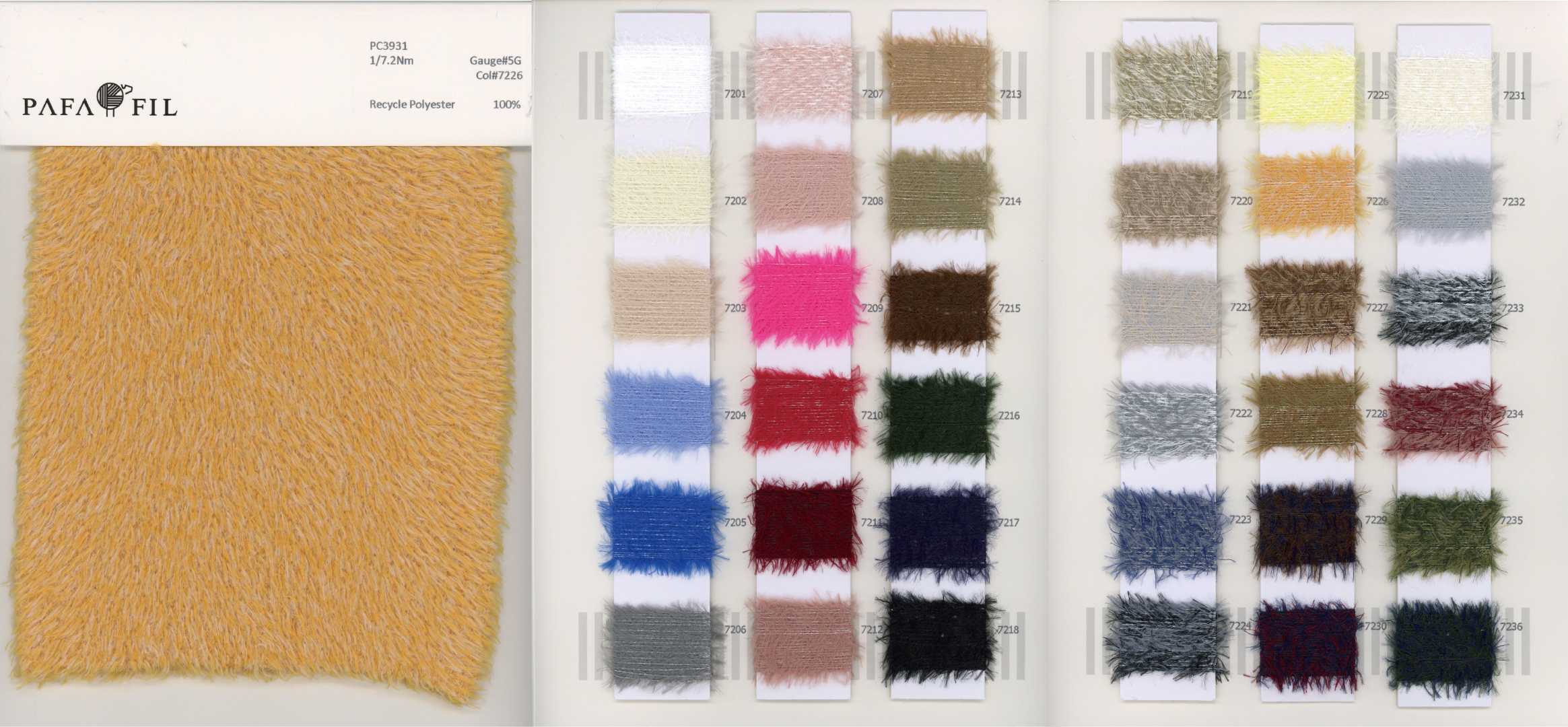 PC3931 Color card