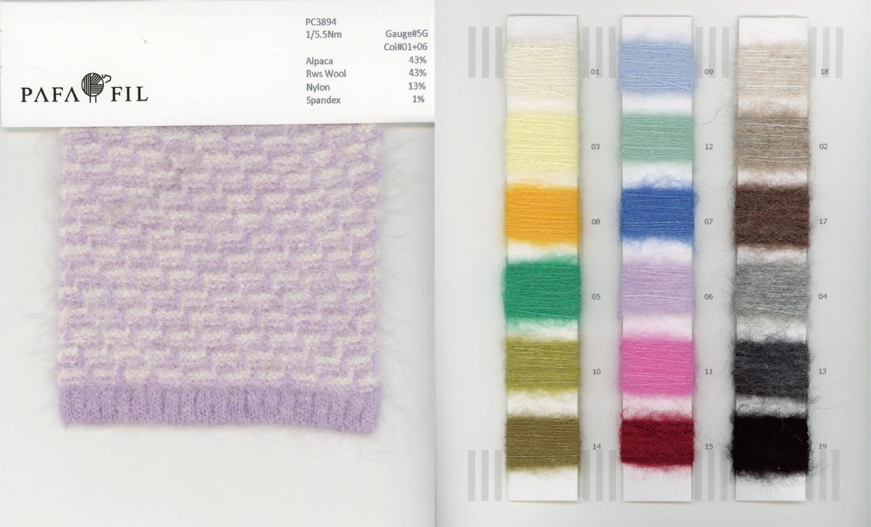 PC3894 Color card