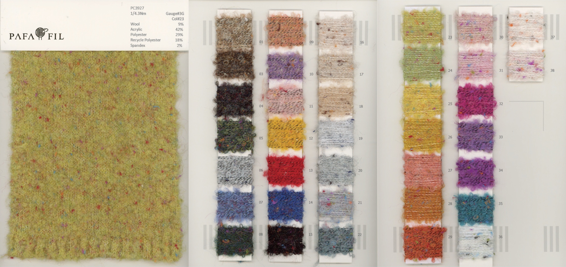 PC3927 Color card