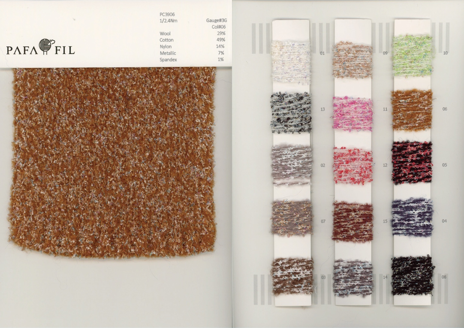 PC3906 Color card