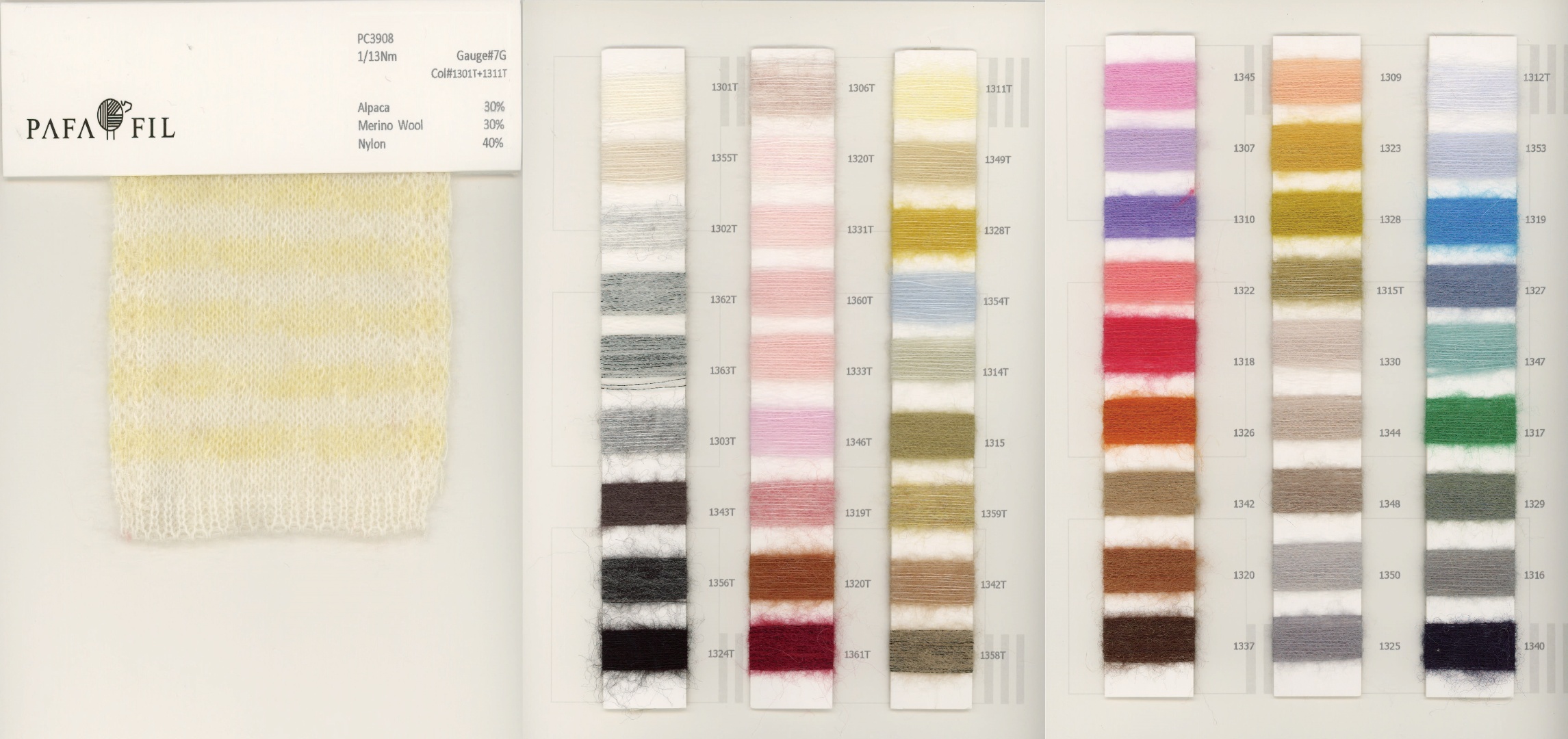 PC3908 Color card