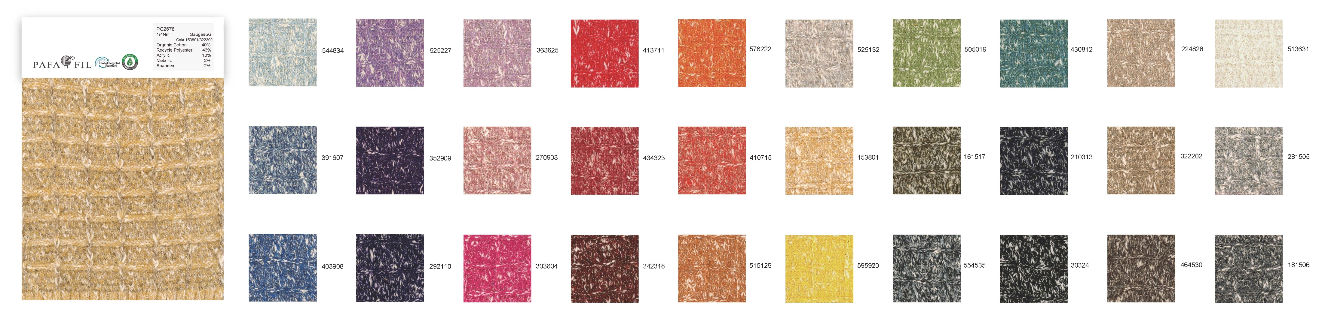 PC2678 Color card