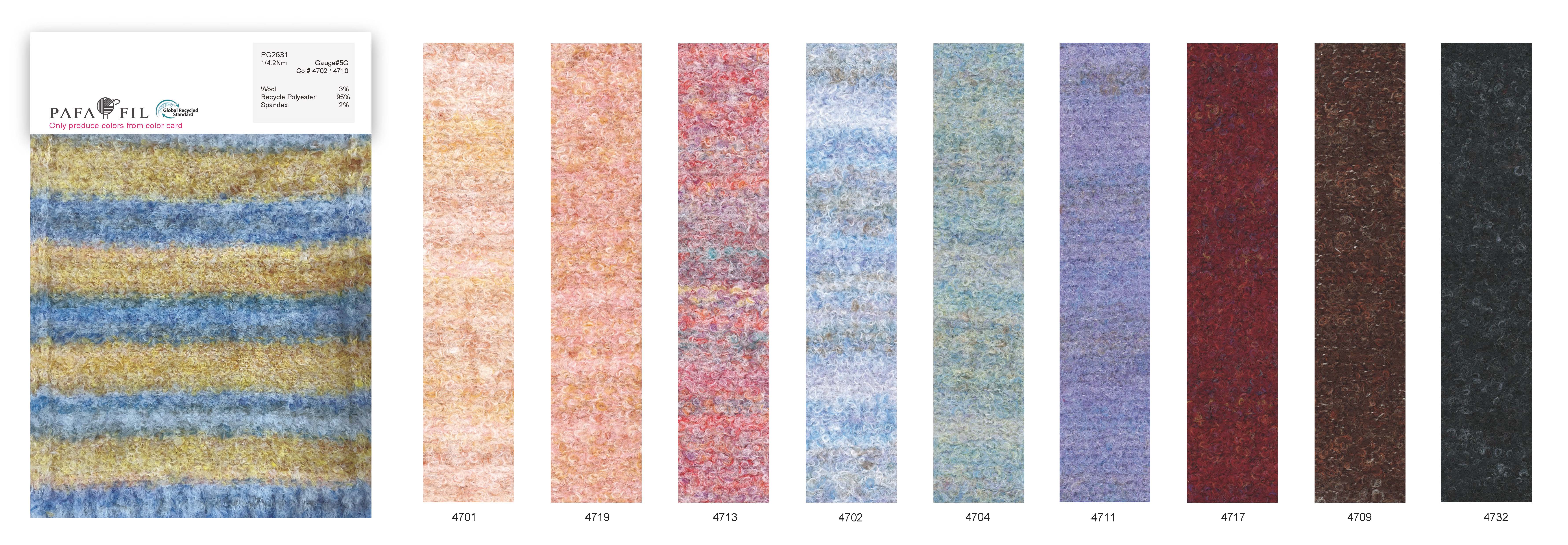 PC2631 Color card