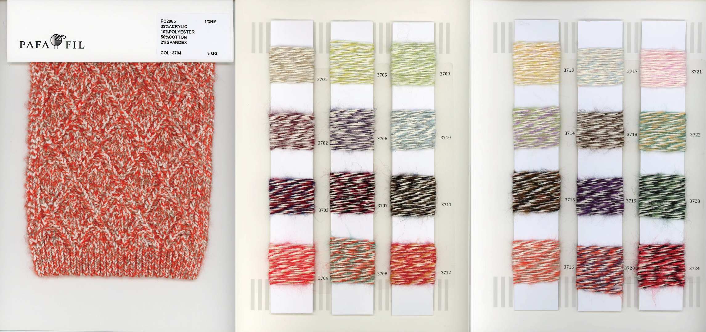 PC2965 Color card