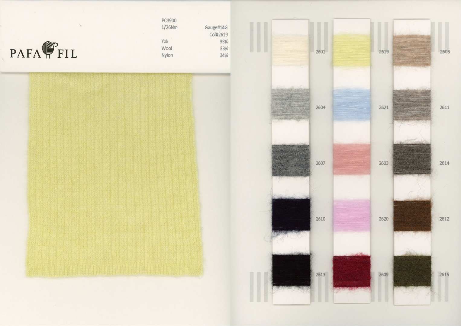PC3900 Color card