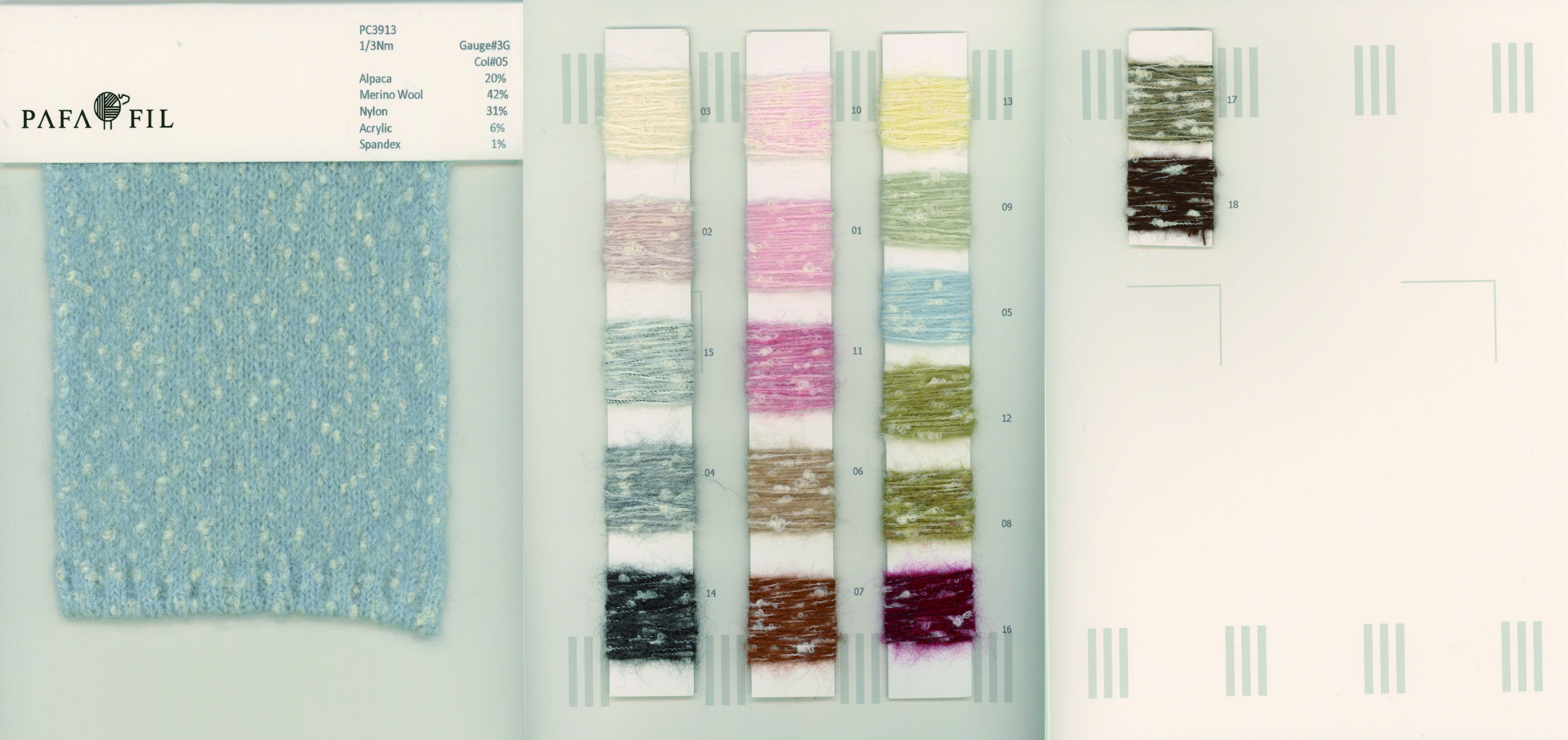 PC3913 Color card