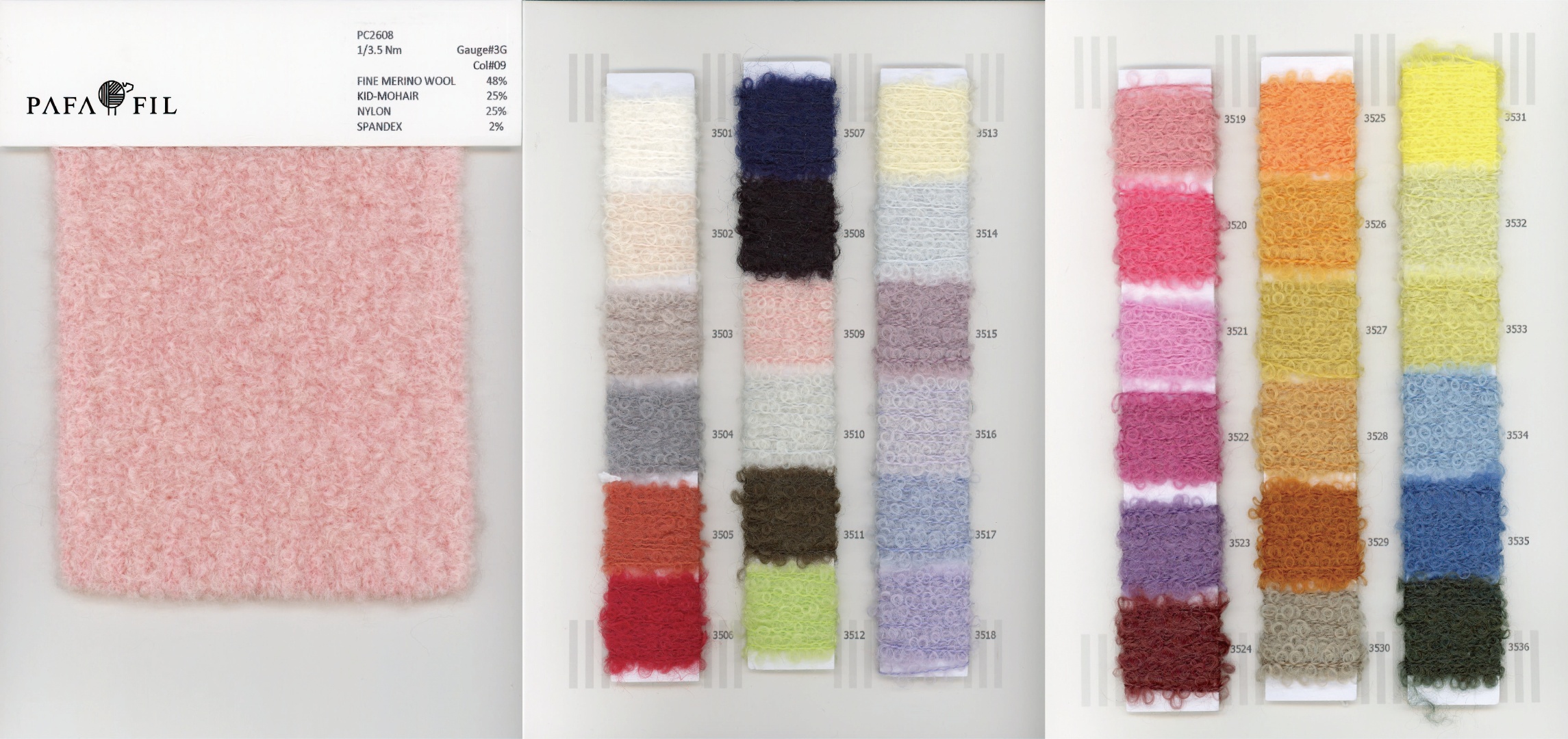 PC2608 Color card
