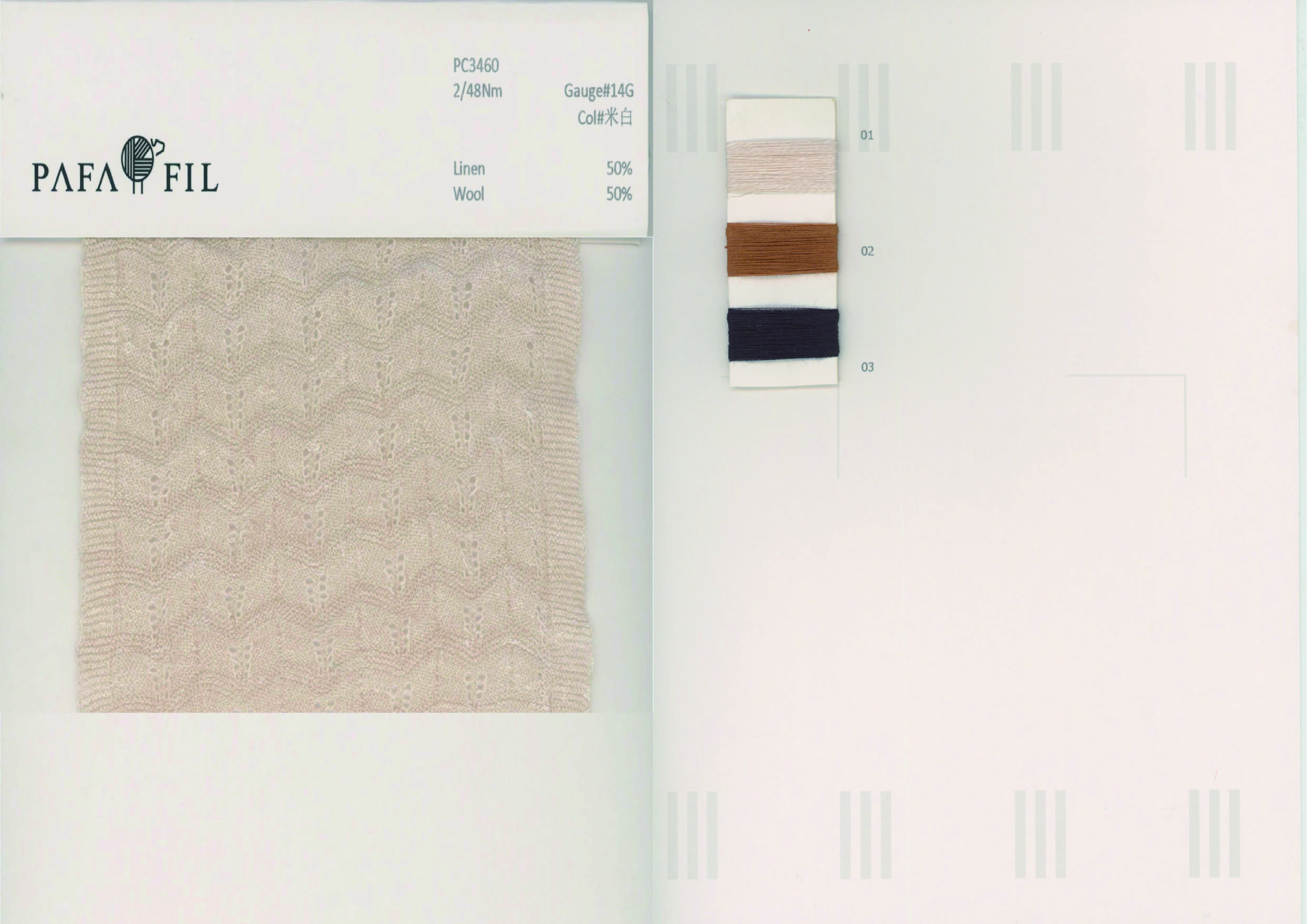 PC3460 Color card