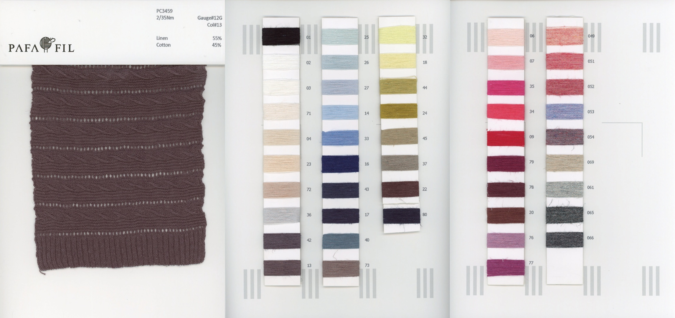 PC3459 Color card