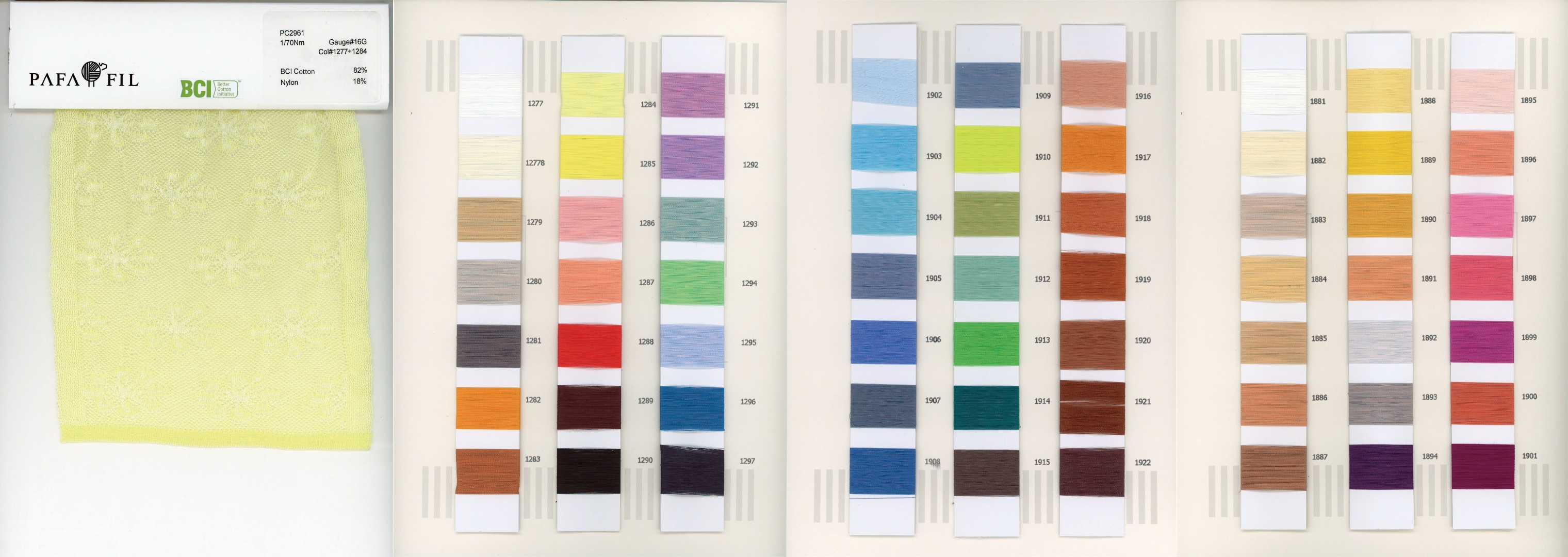 PC2961 Color card