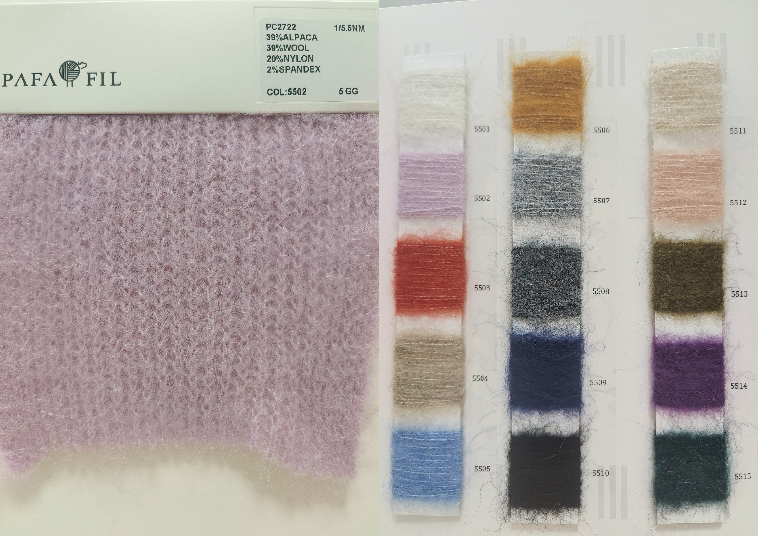 PC2722 Color card