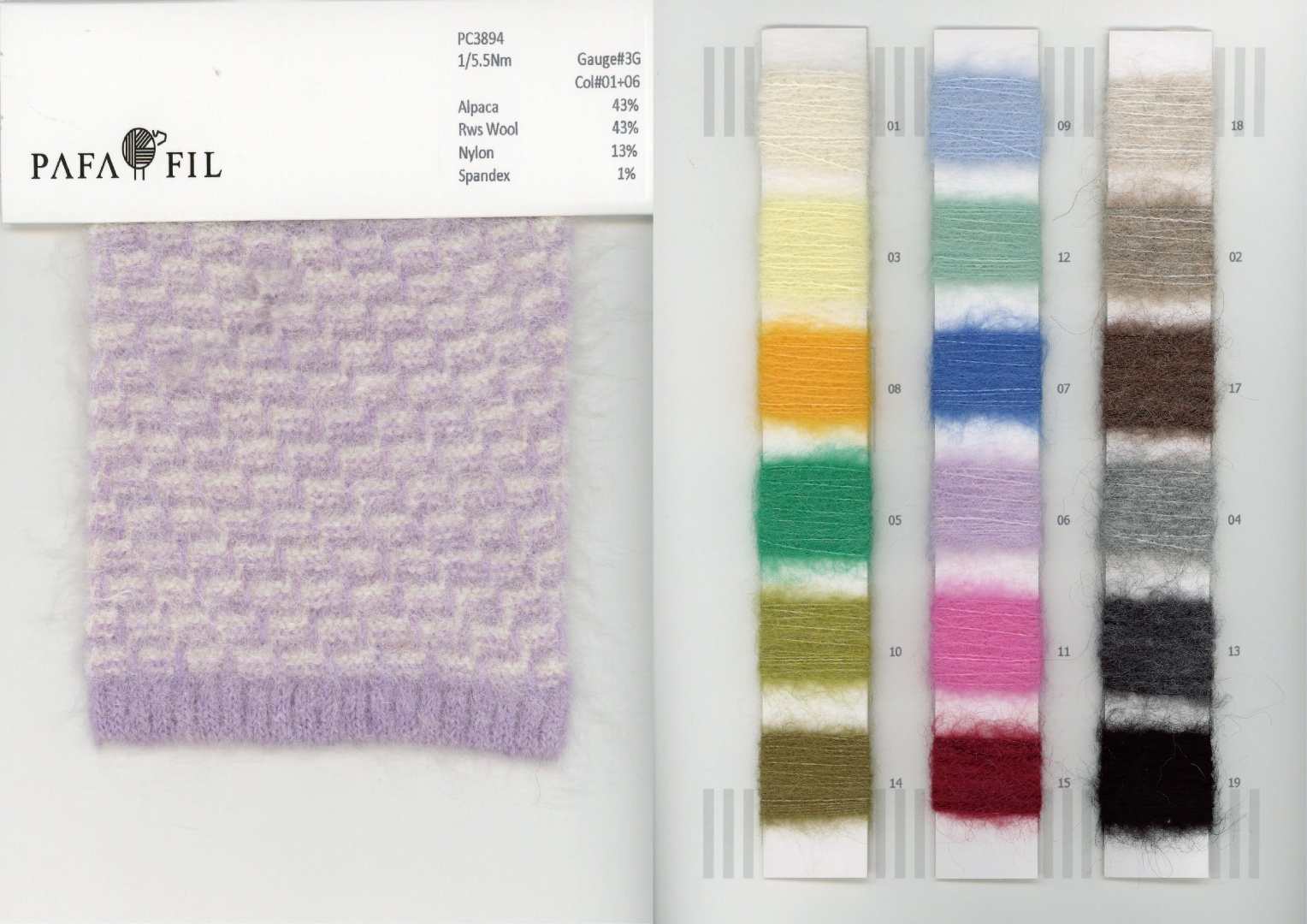 PC3894 Color card