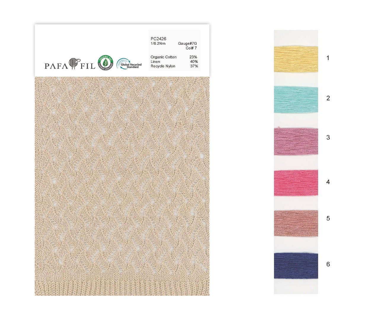 PC2426 Color card