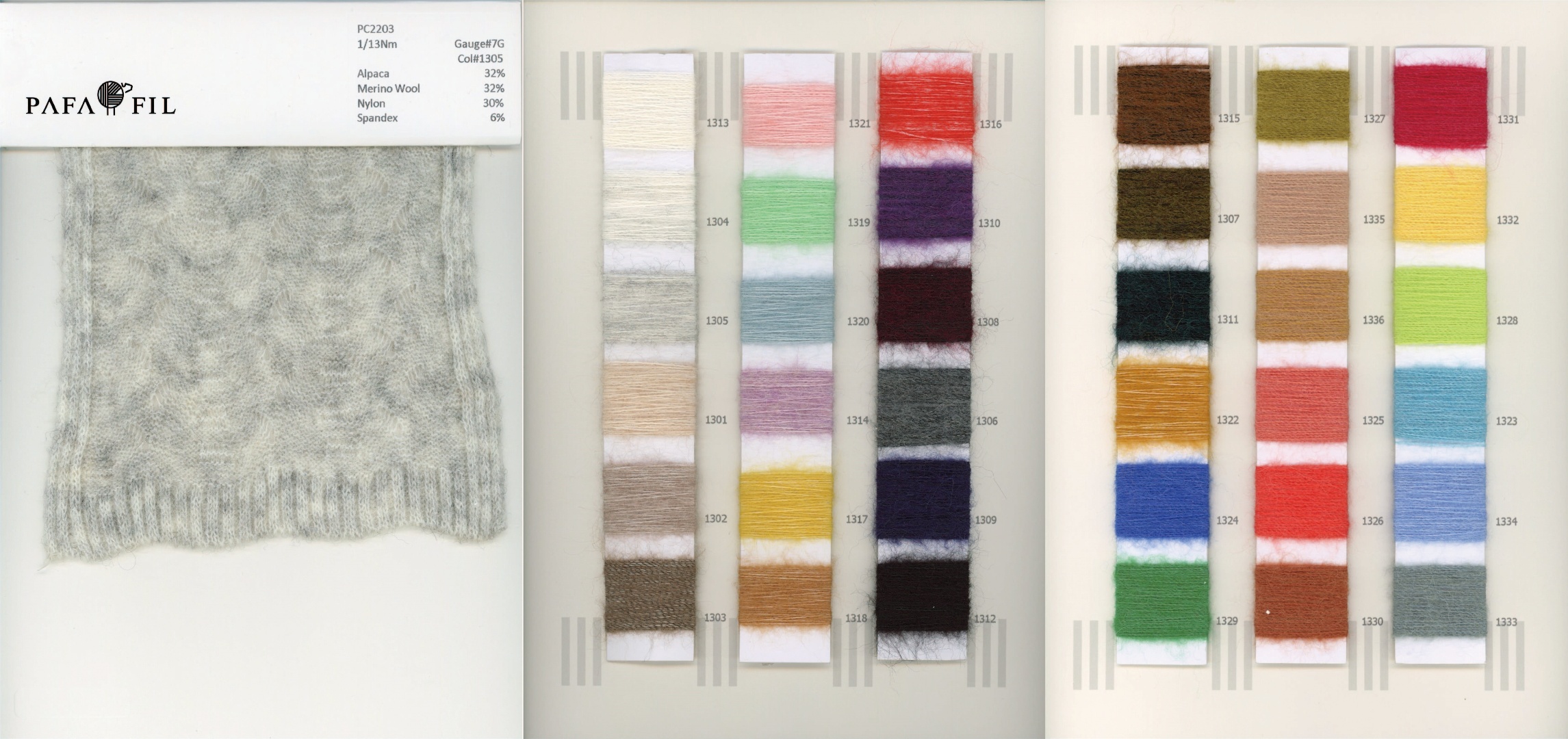 PC2203 Color card