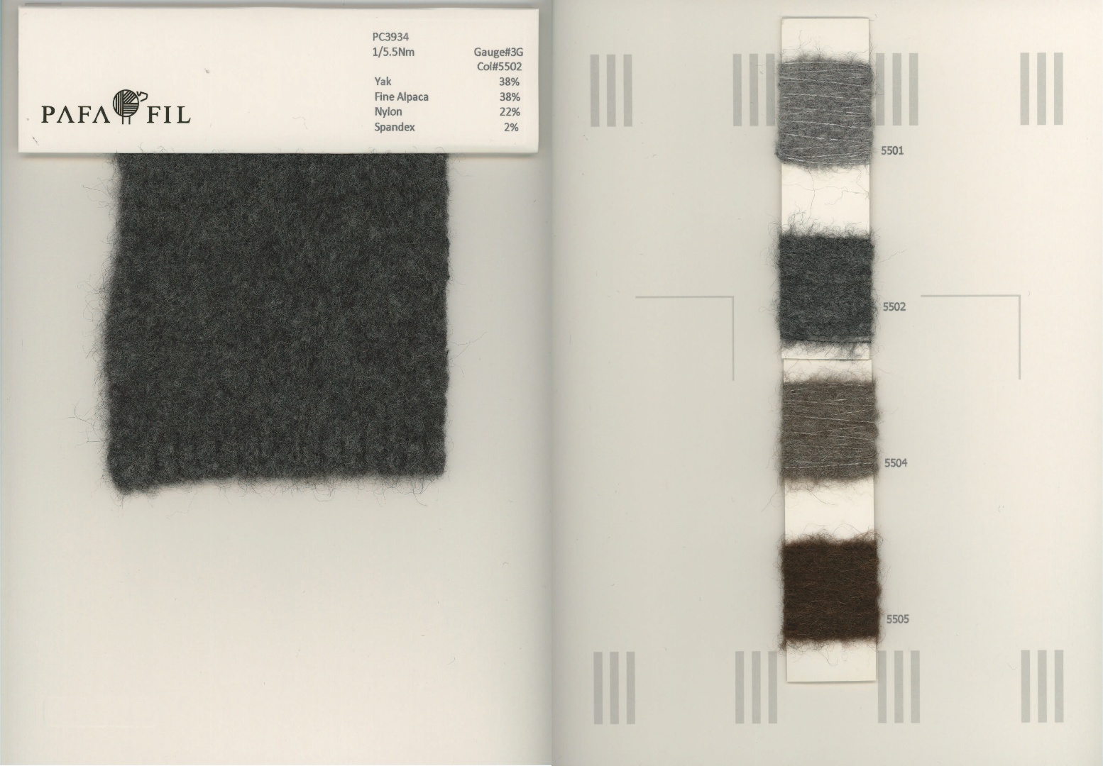 PC3934 Color card