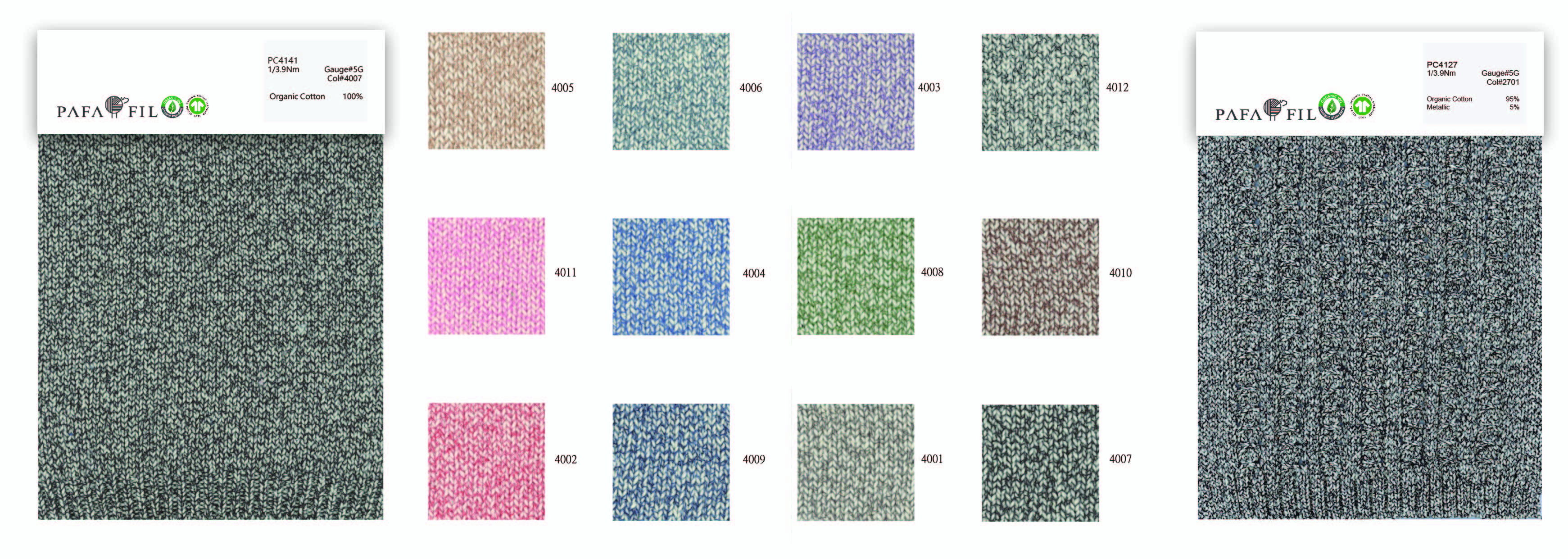 PC4141&PC4127 Color card