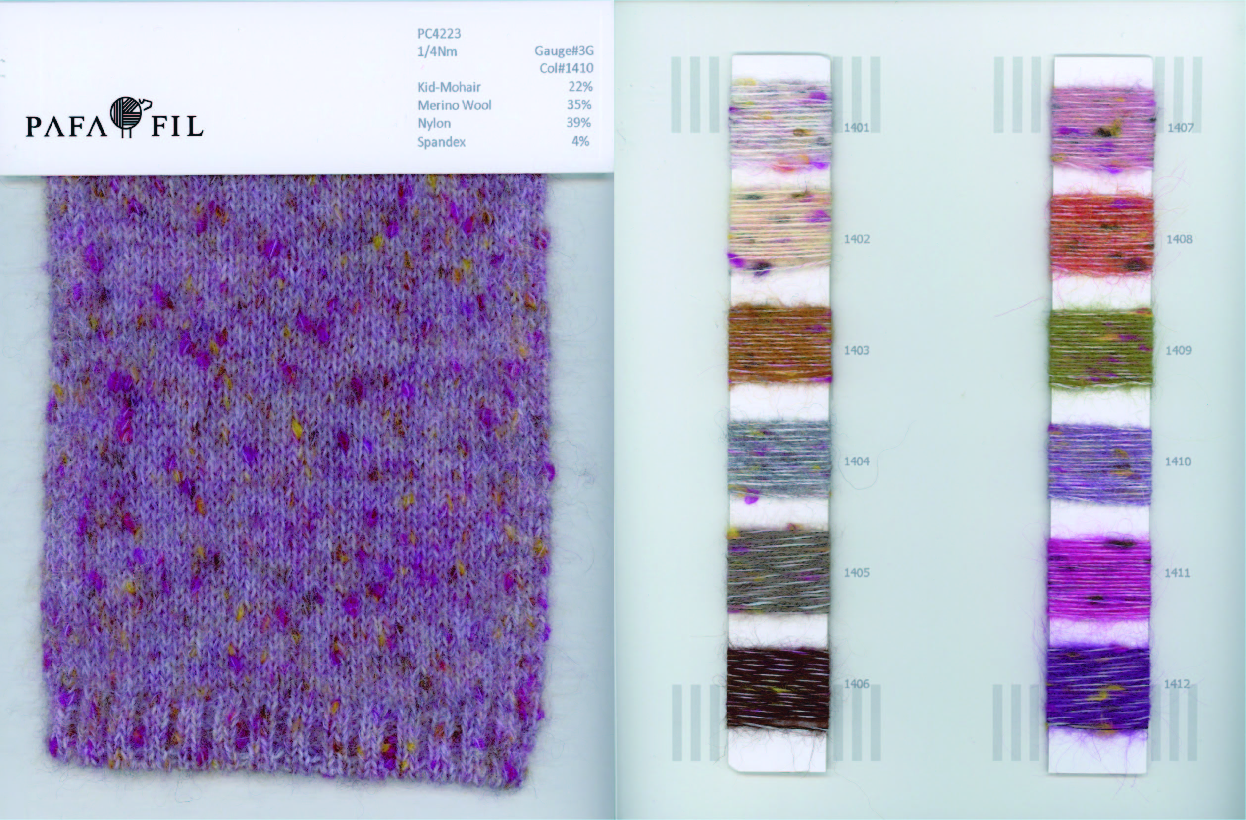 PC4223 Color card