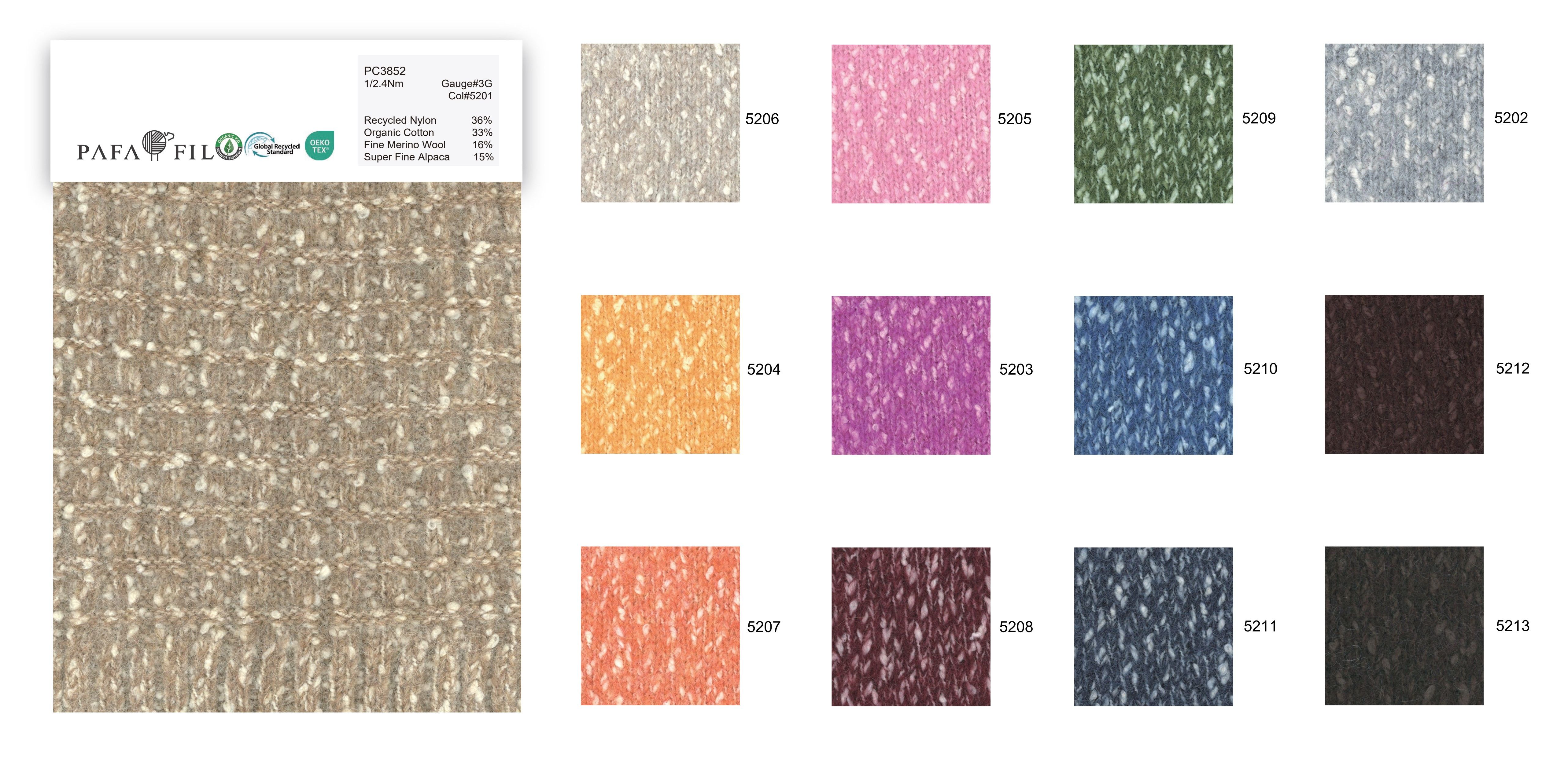 PC3852 Color card