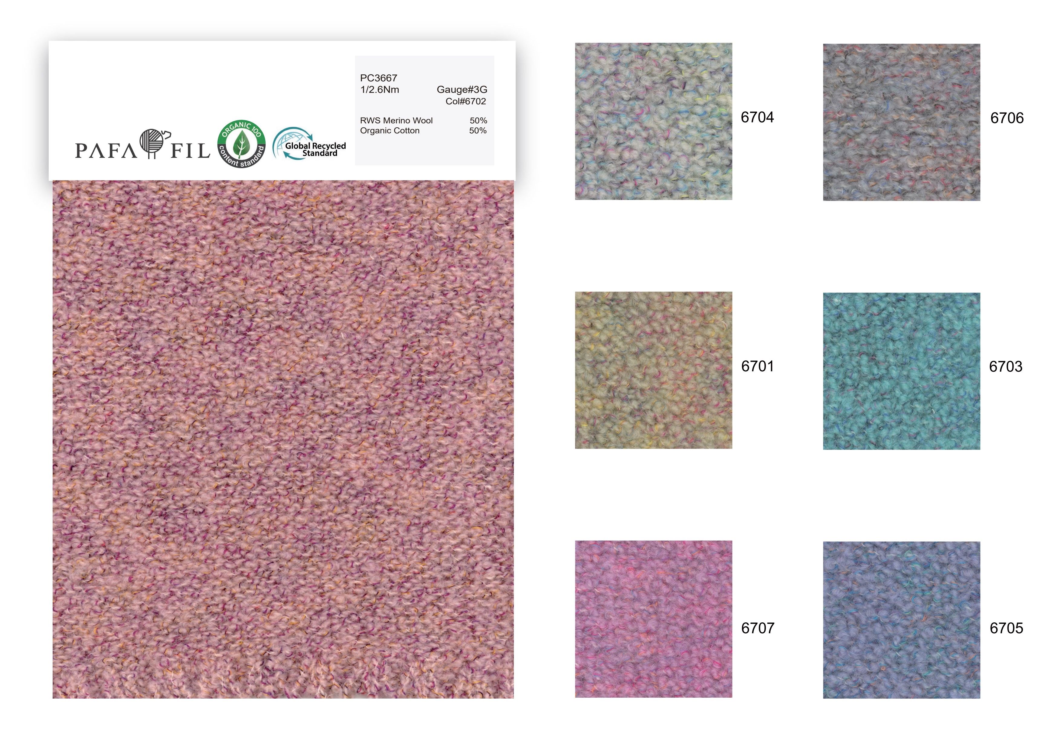 PC3667 Color card
