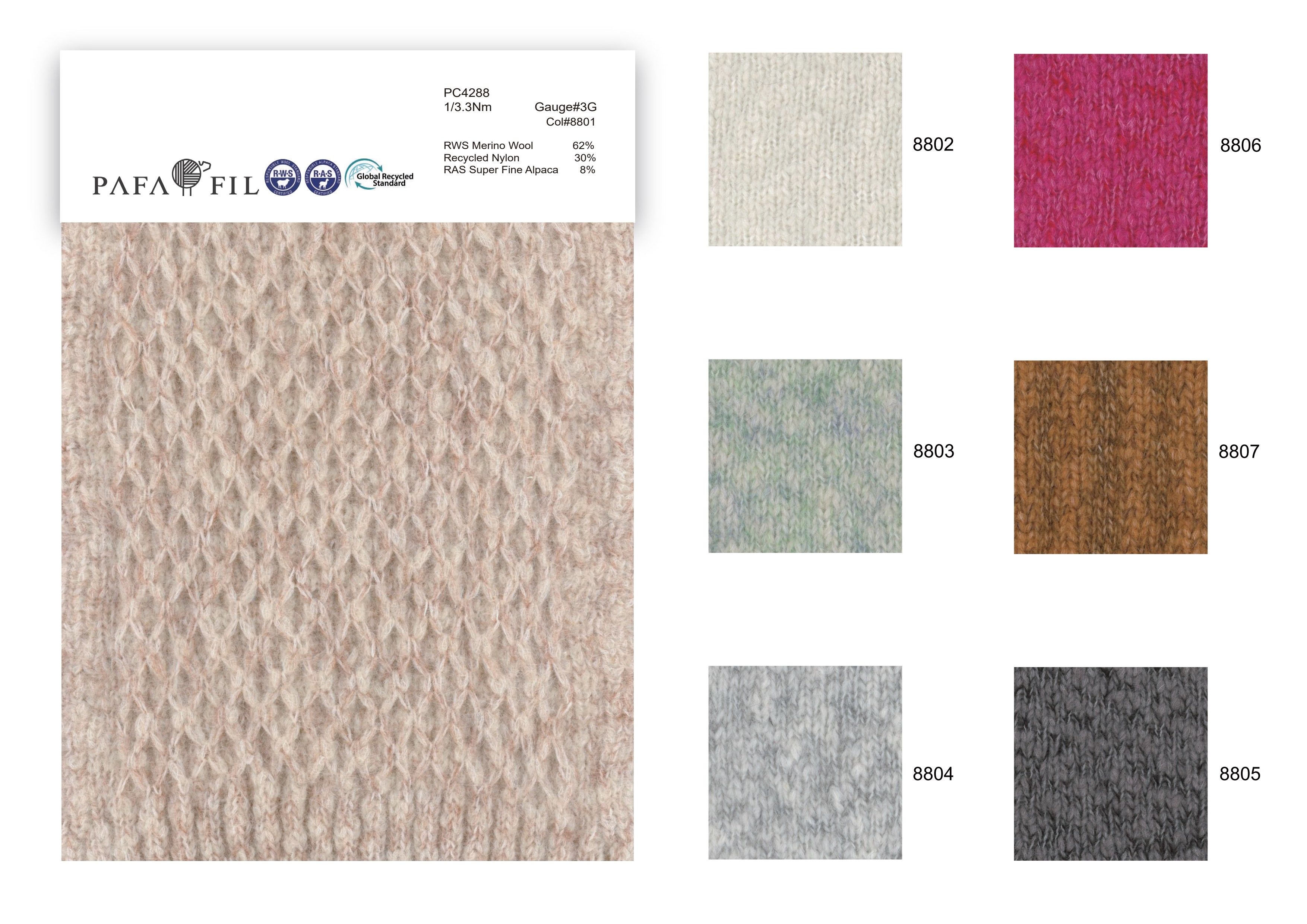 PC4288 Color card