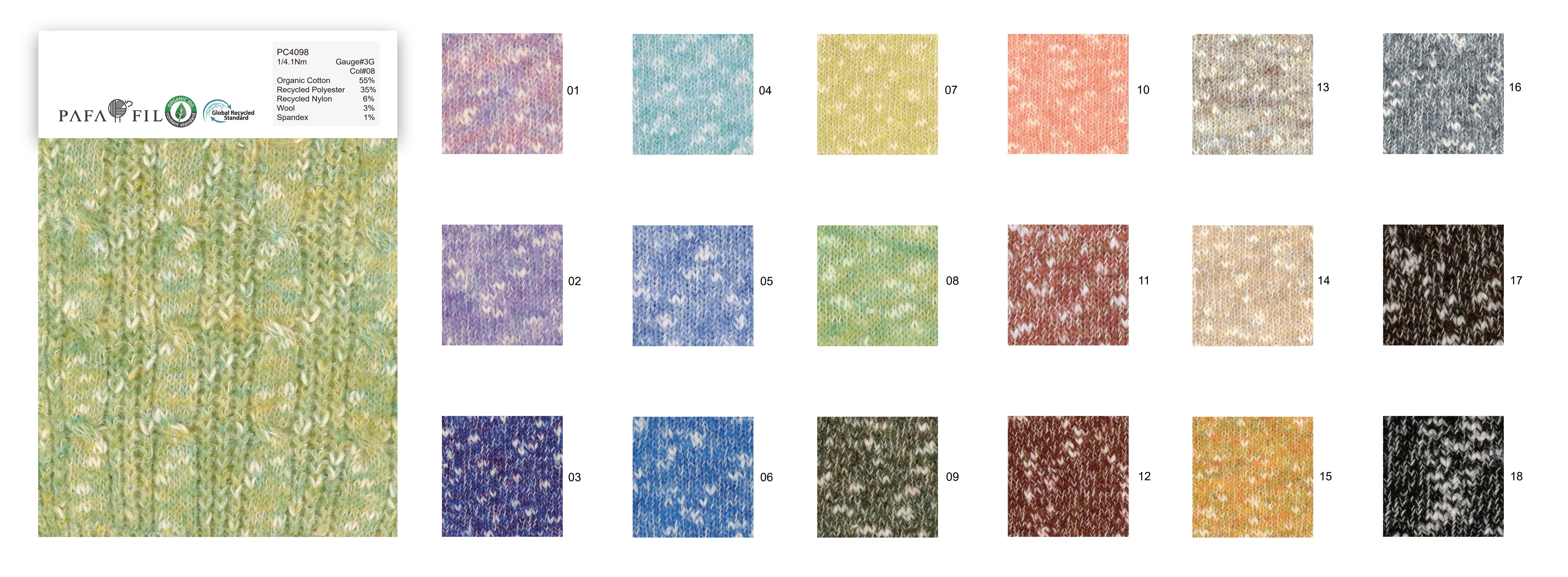 PC4098 Color card