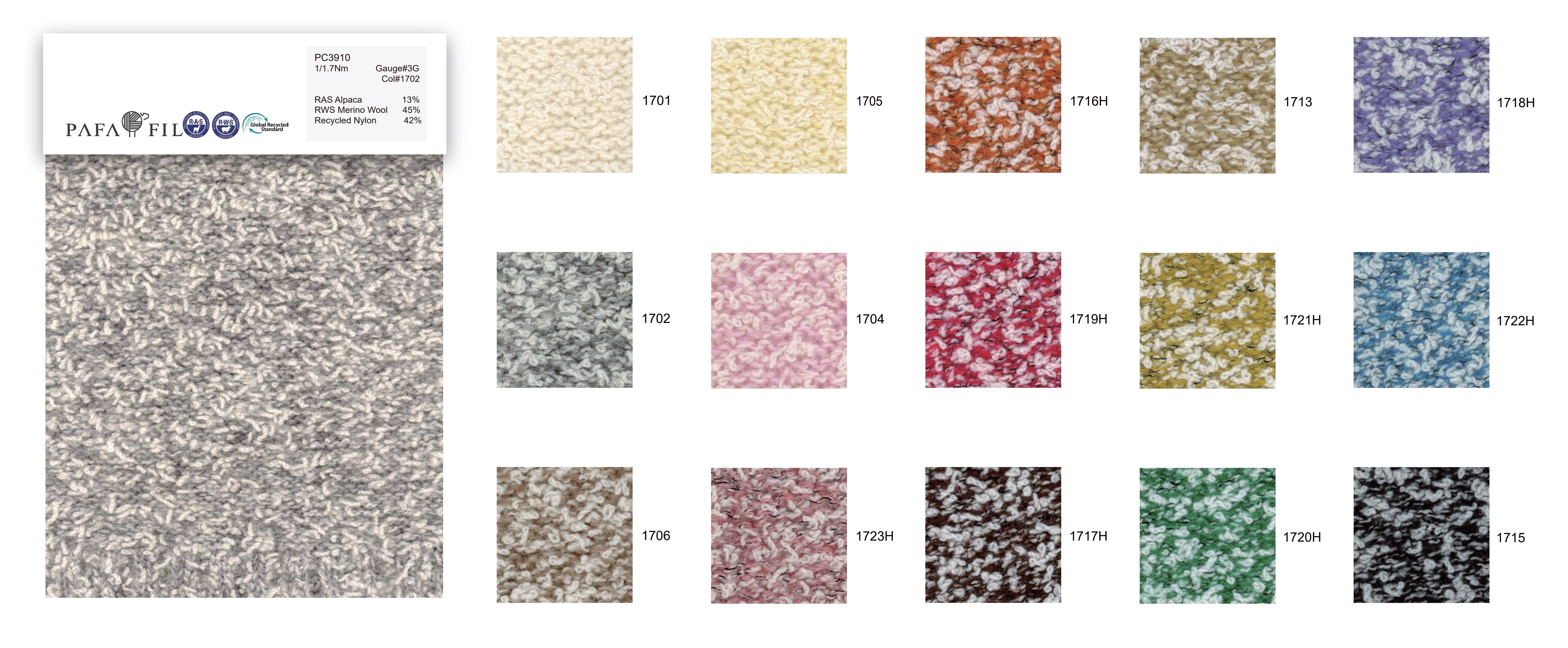 PC3910 Color card