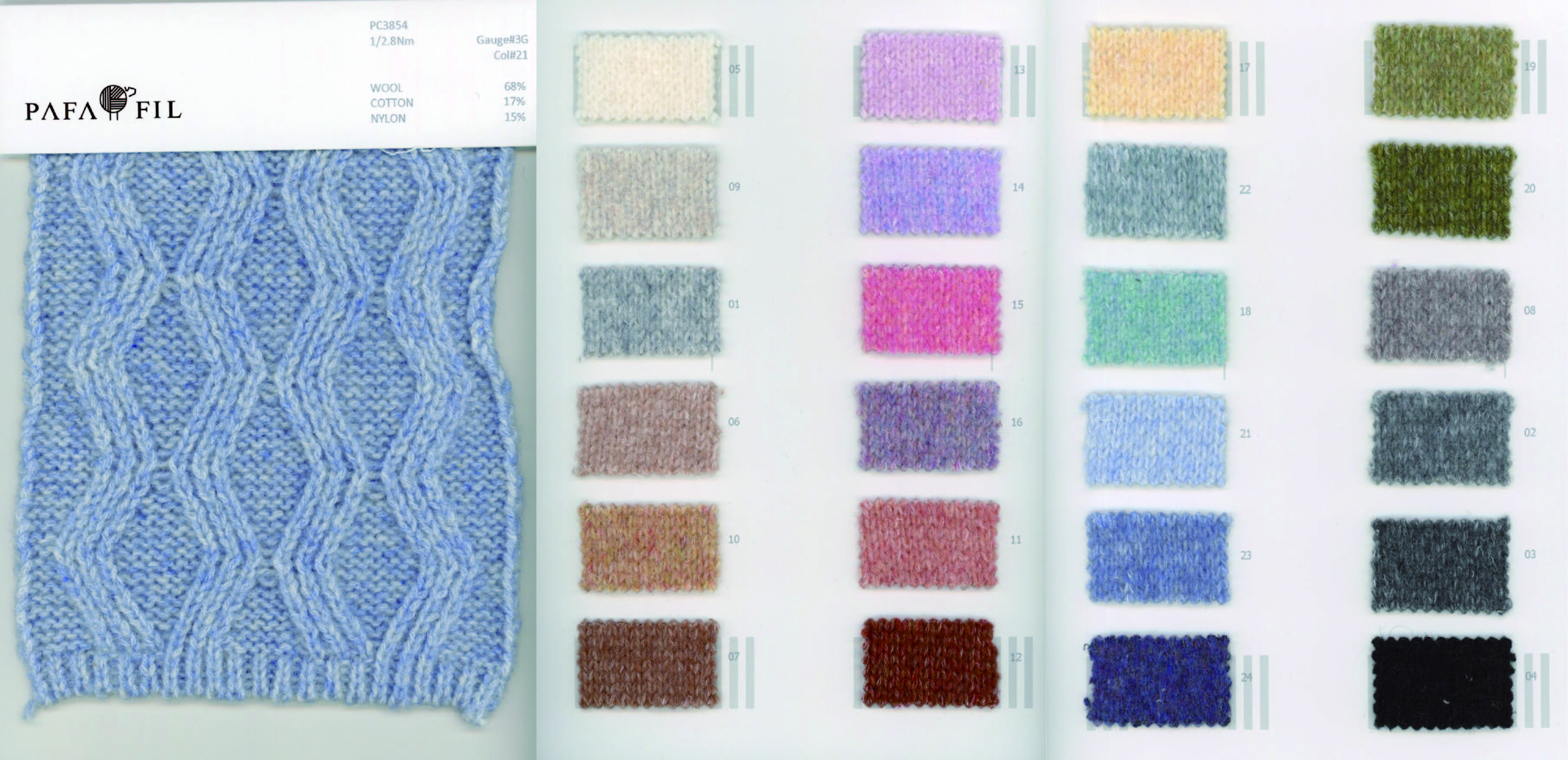 PC3854 Color card
