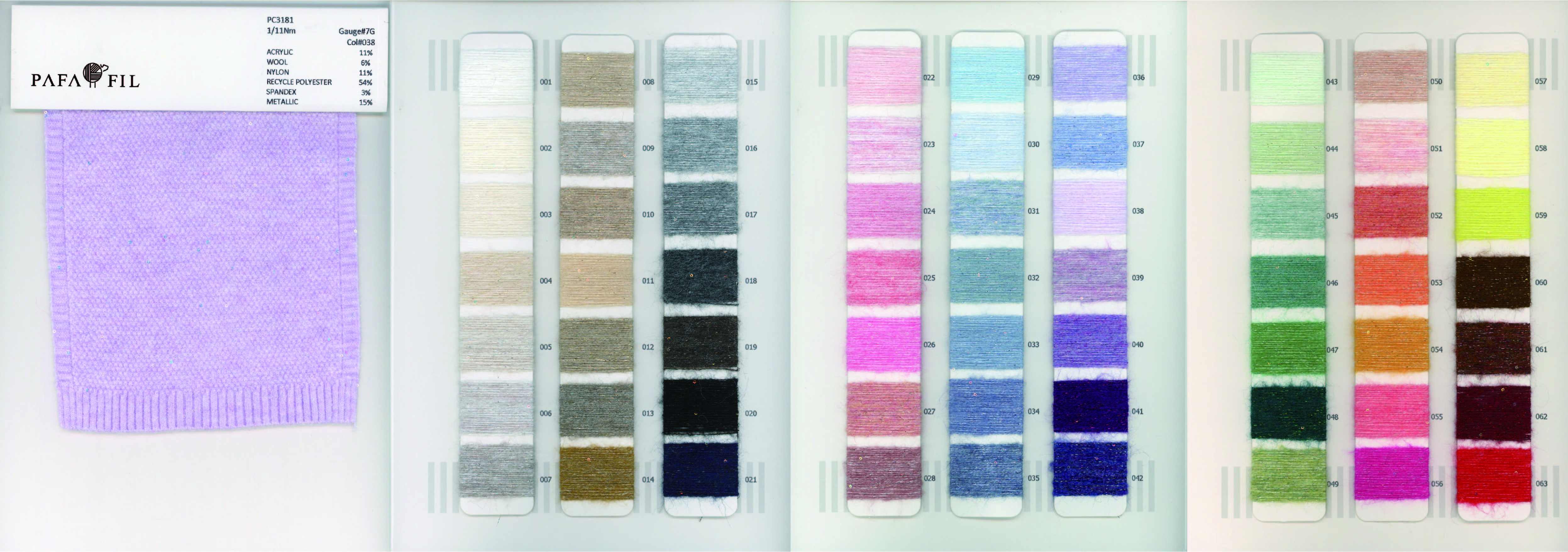 PC3181 Color card