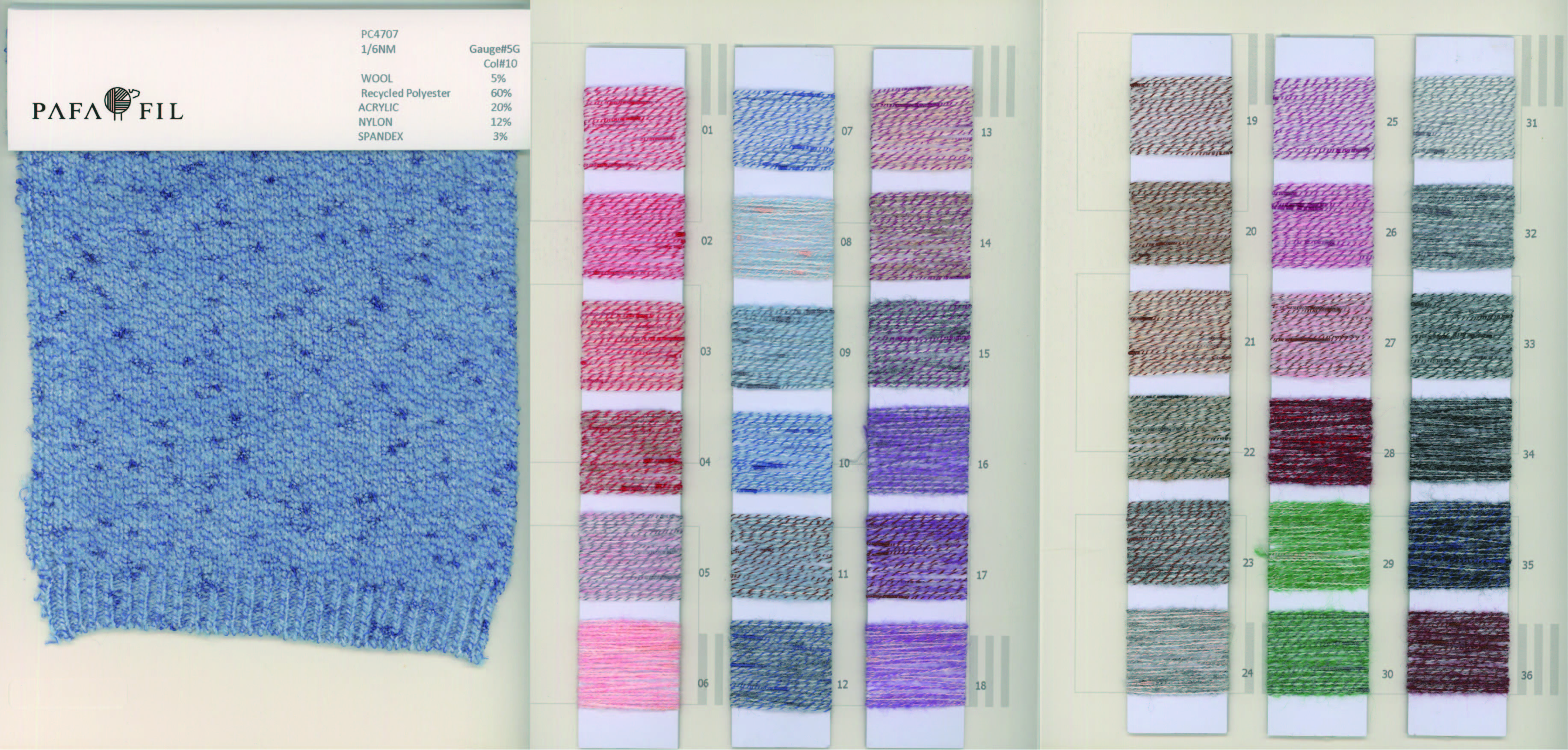 PC4707 Color card