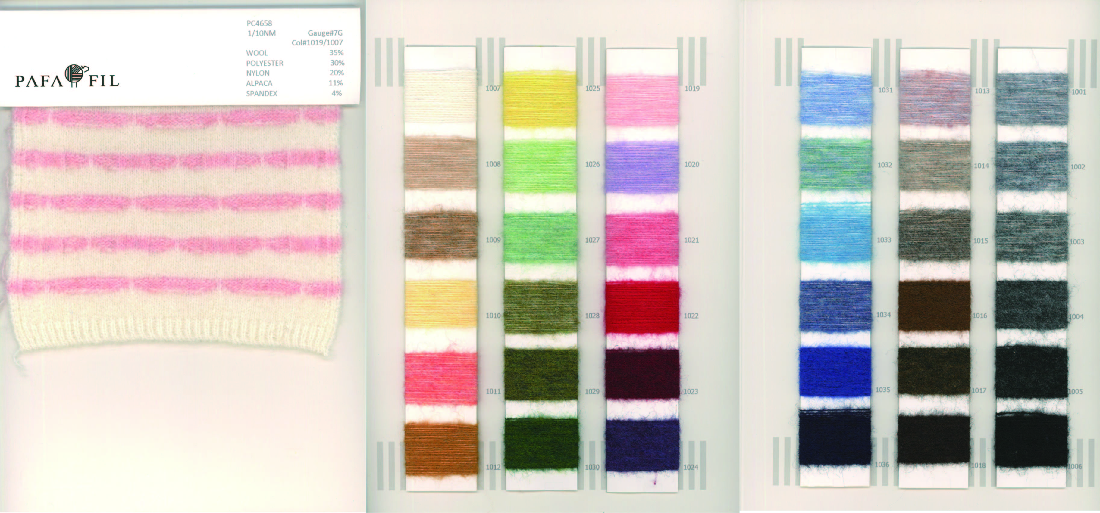 PC4658 Color card