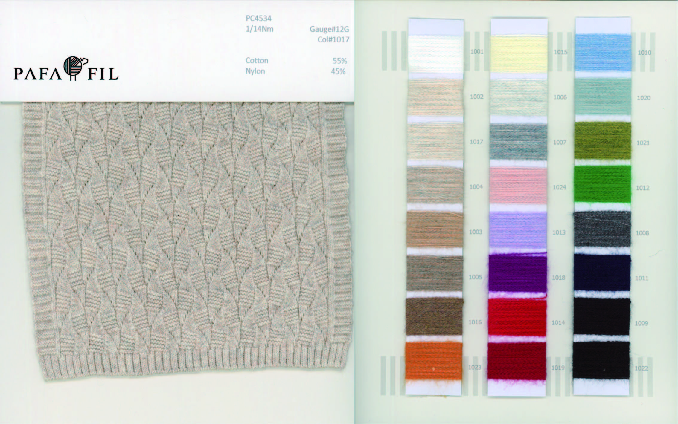 PC4534 Color card